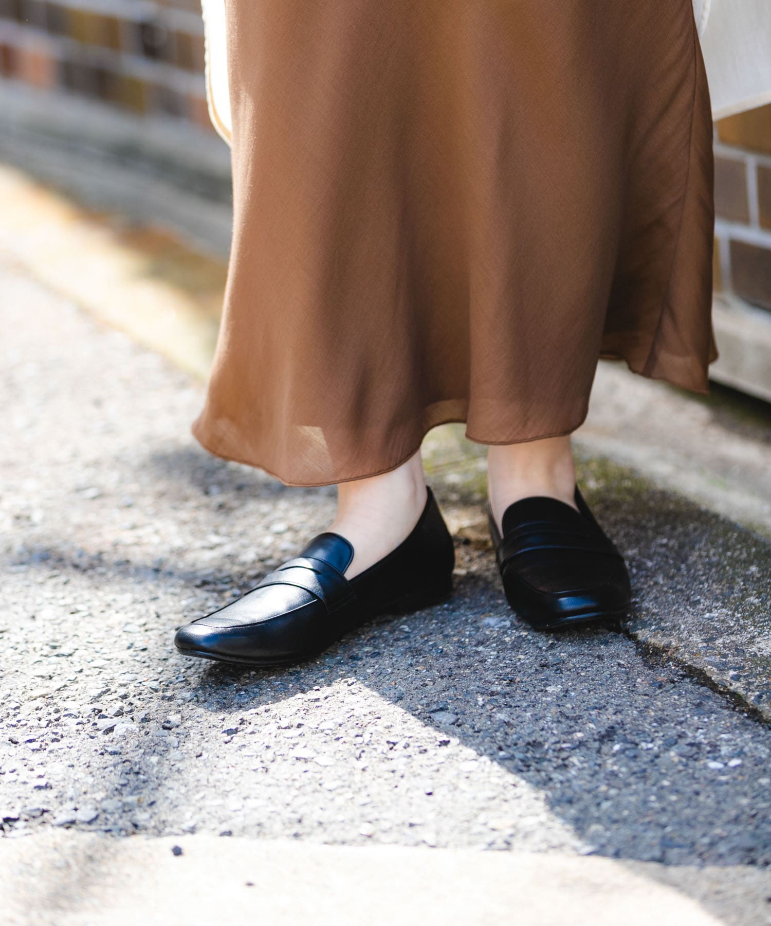 『MADE IN JAPAN』ソフトコインローファー BLACK 36