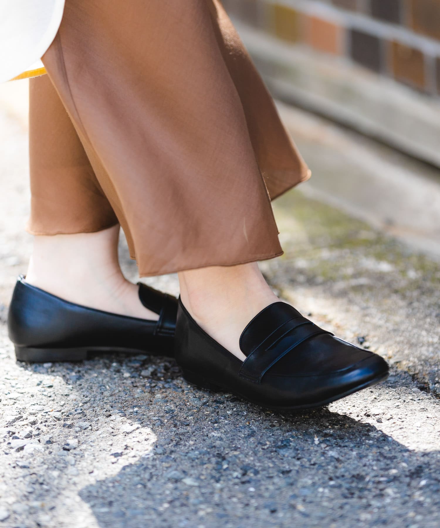 『MADE IN JAPAN』ソフトコインローファー BLACK 36