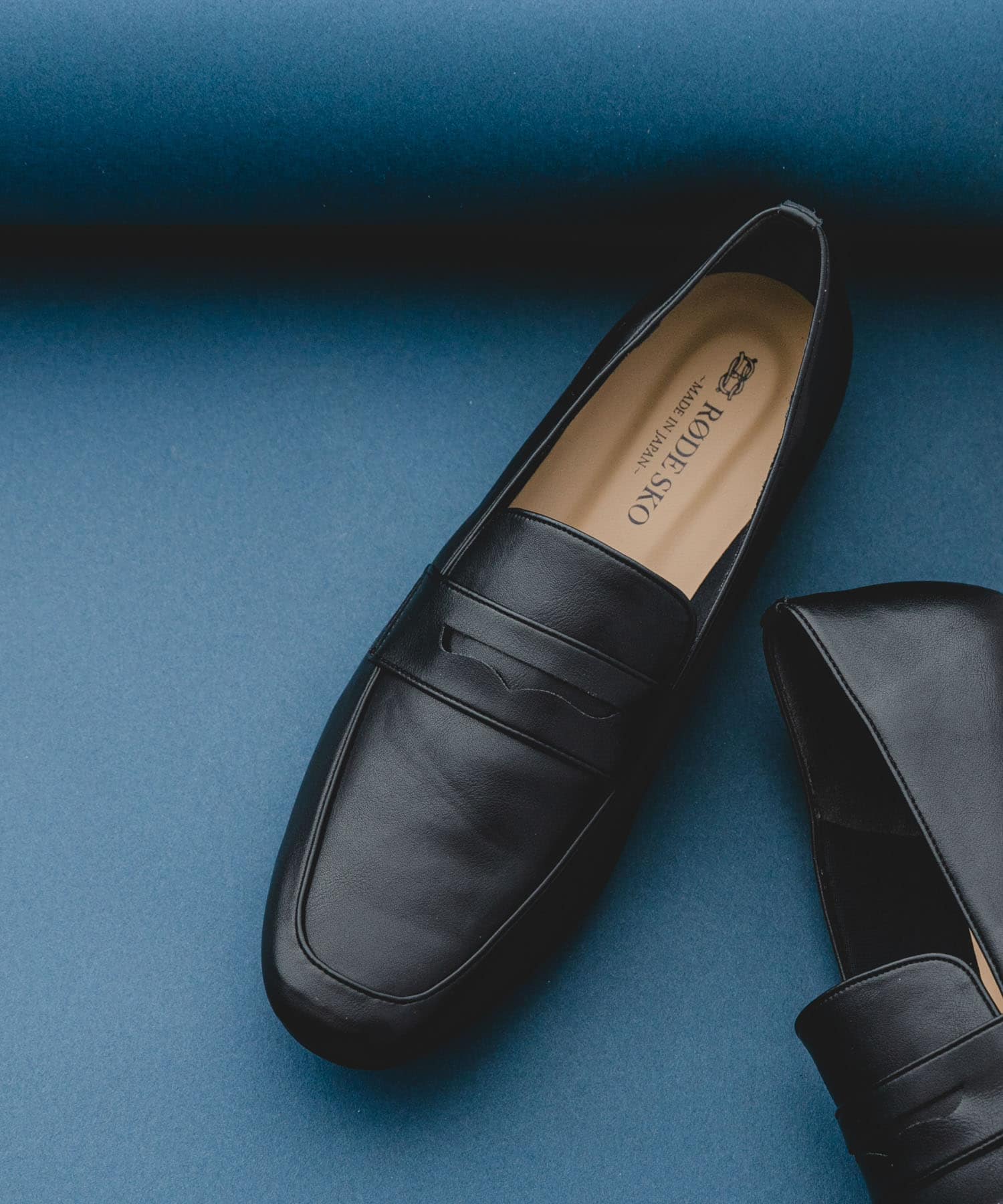 『MADE IN JAPAN』ソフトコインローファー BLACK 37
