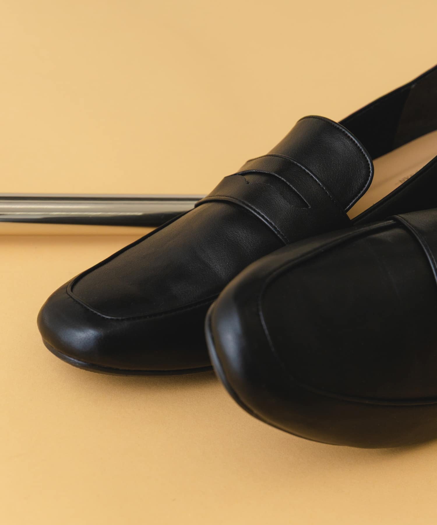 『MADE IN JAPAN』ソフトコインローファー BLACK 36