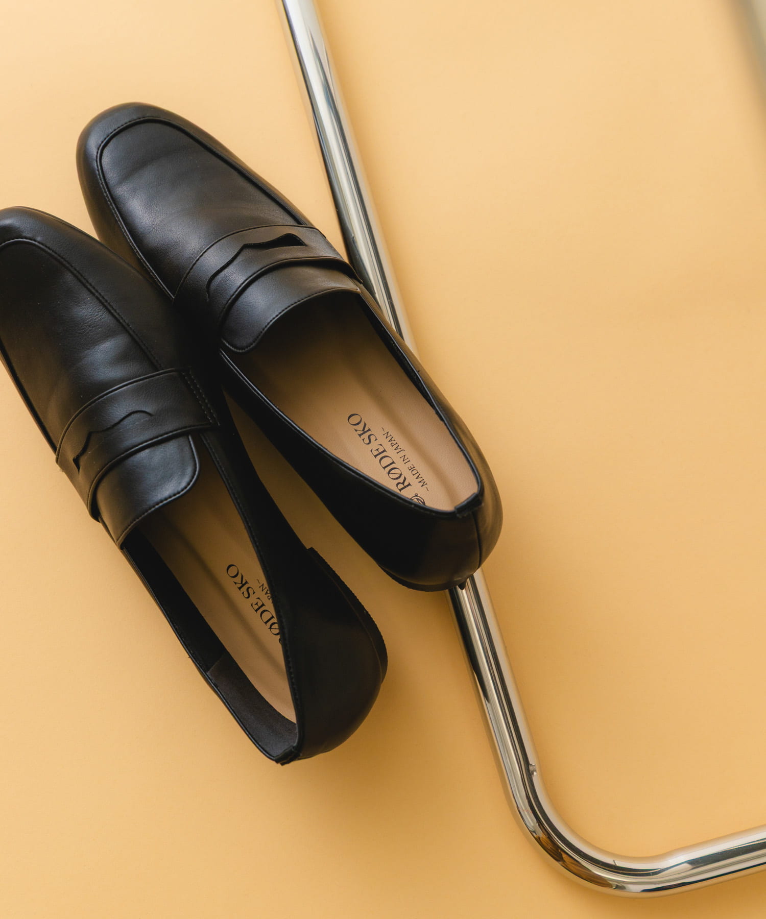 『MADE IN JAPAN』ソフトコインローファー BLACK 37