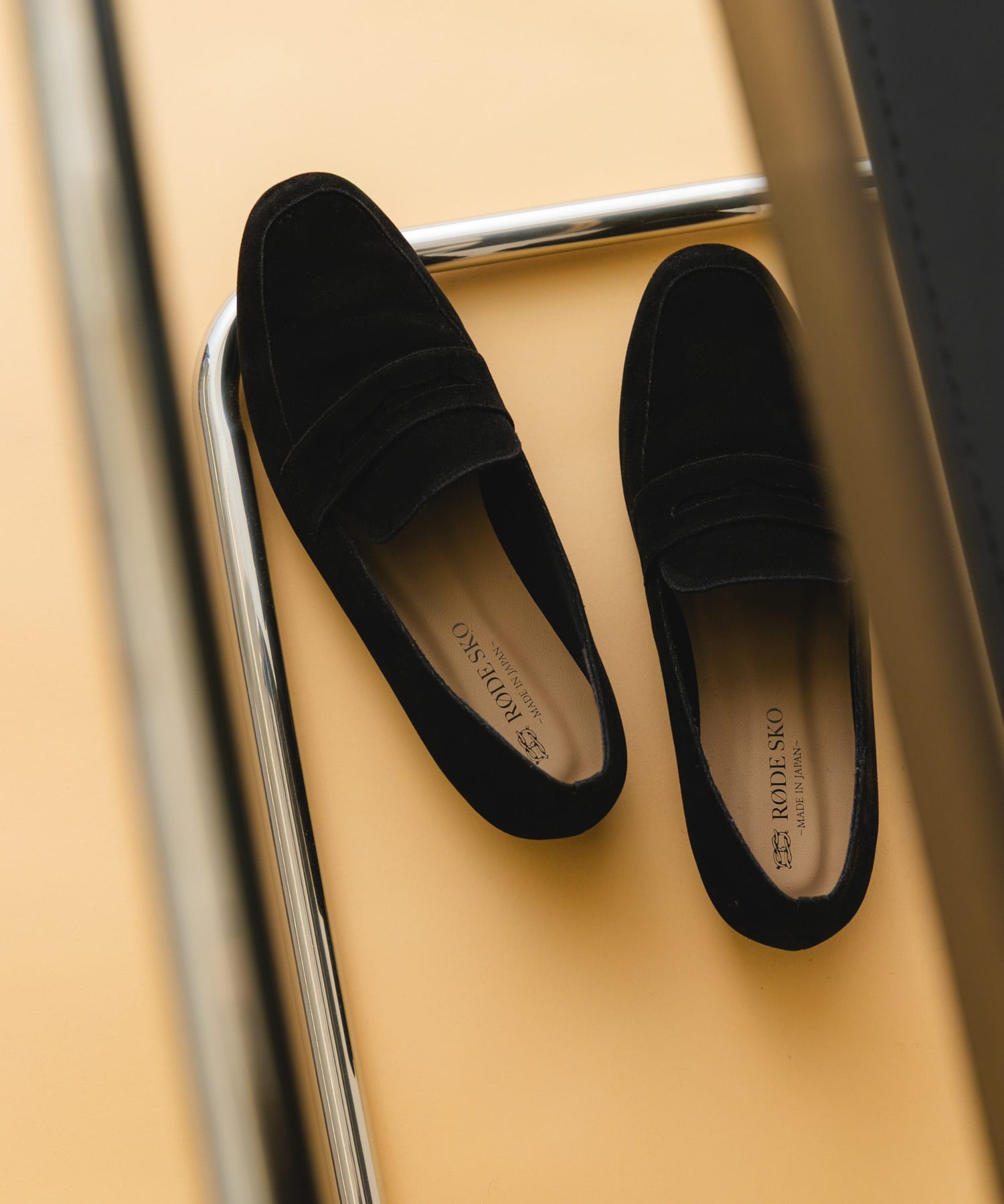 『MADE IN JAPAN』ソフトコインローファー BLACK/S 36