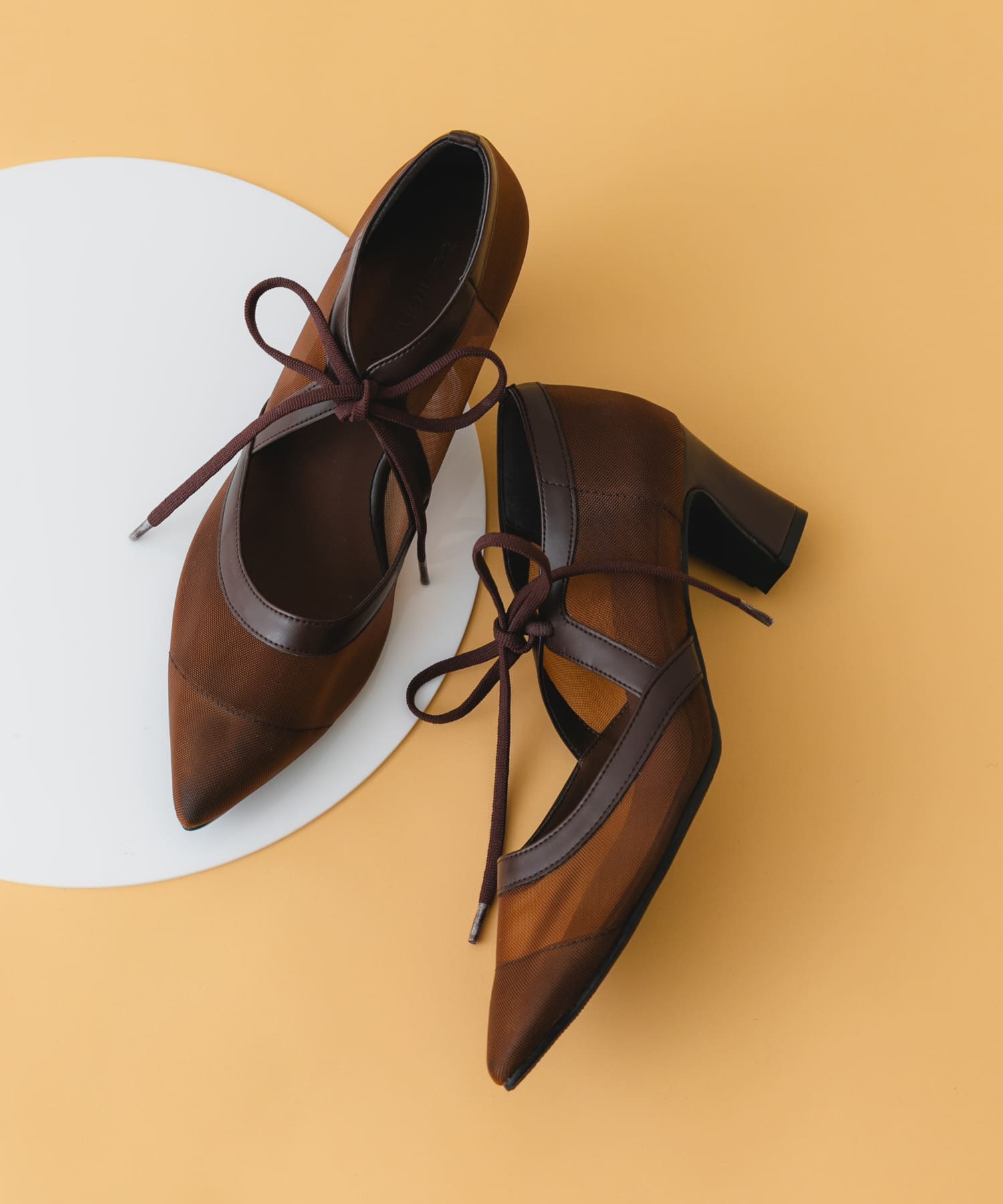 『MADE IN JAPAN』チャンキーヒールリボンパンプス