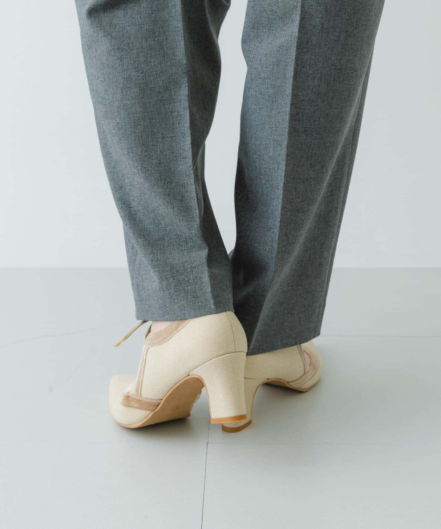 『MADE IN JAPAN』チャンキーヒールリボンパンプス BEGxBEG 36