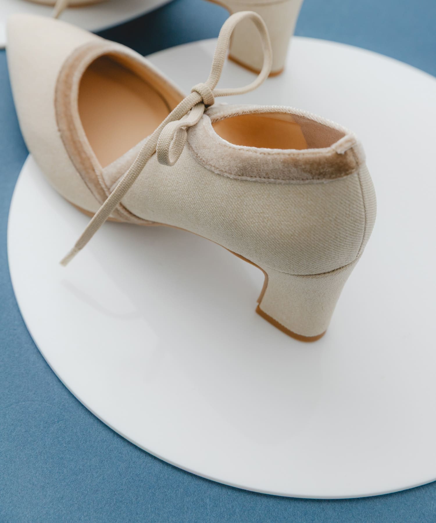 『MADE IN JAPAN』チャンキーヒールリボンパンプス BEGxBEG 37
