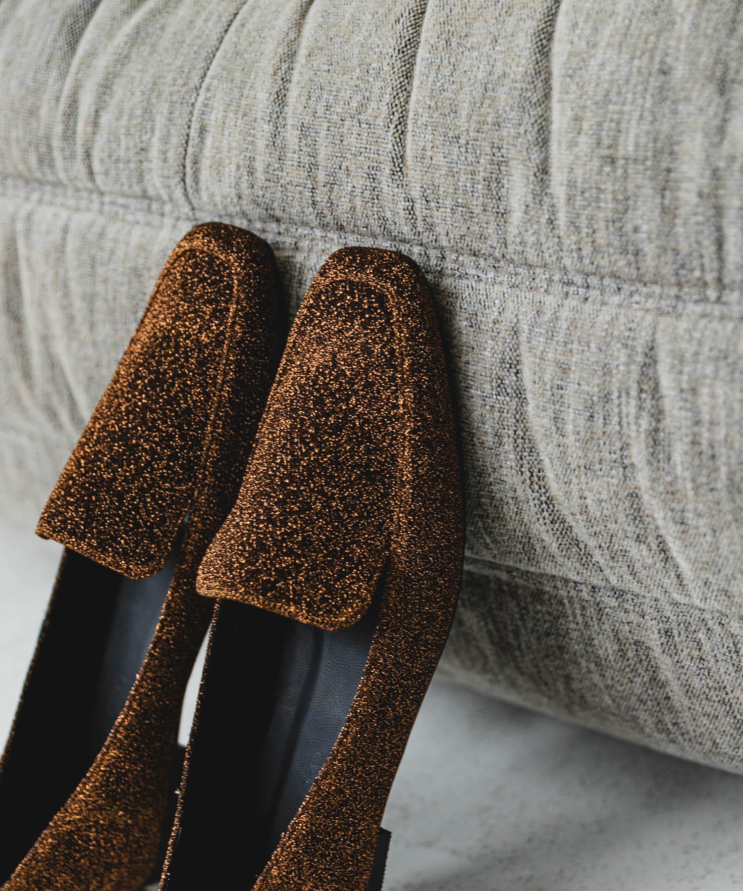 『MADE IN JAPAN』スクエアトゥローファー BROWN 36