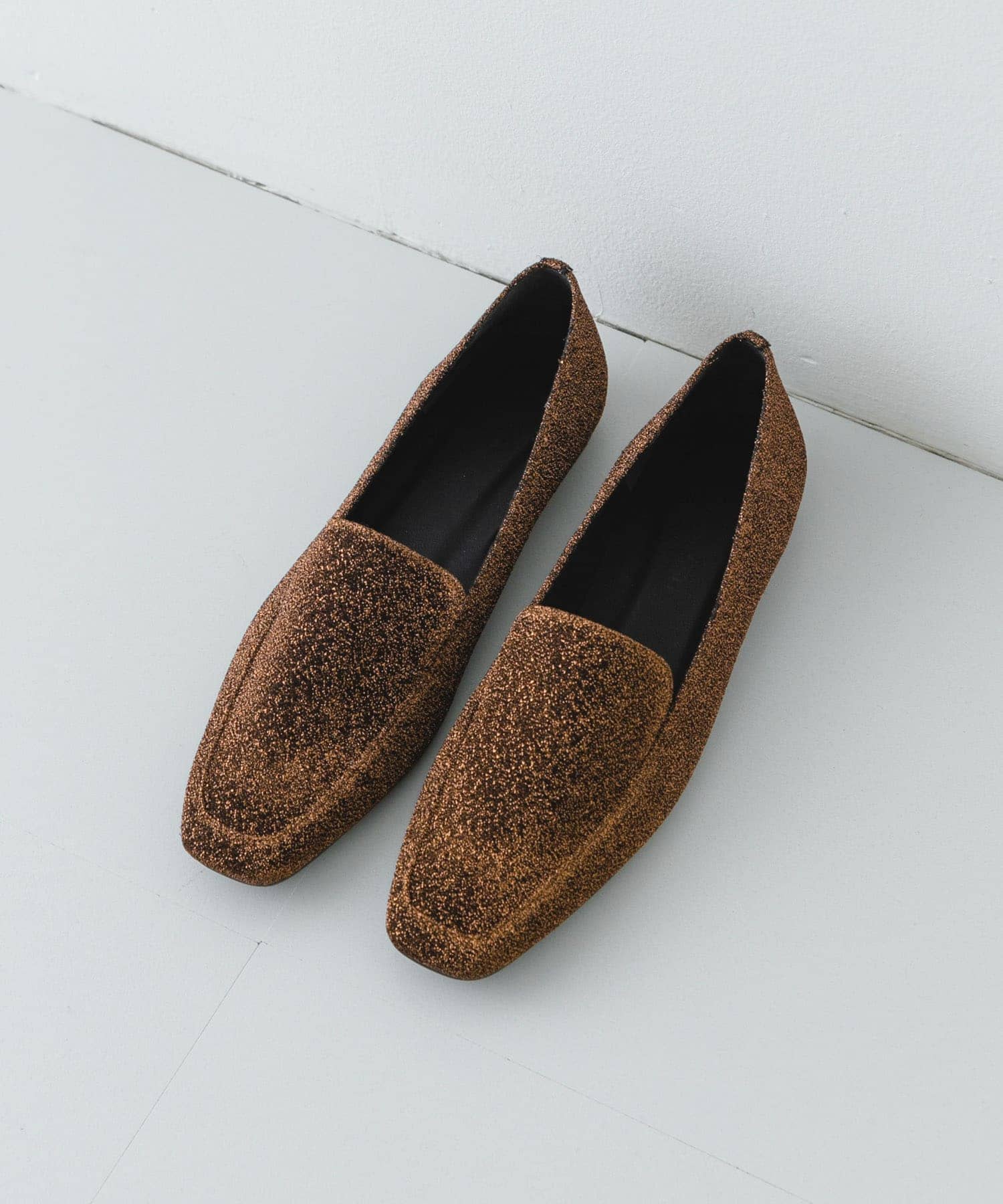 『MADE IN JAPAN』スクエアトゥローファー BROWN 36