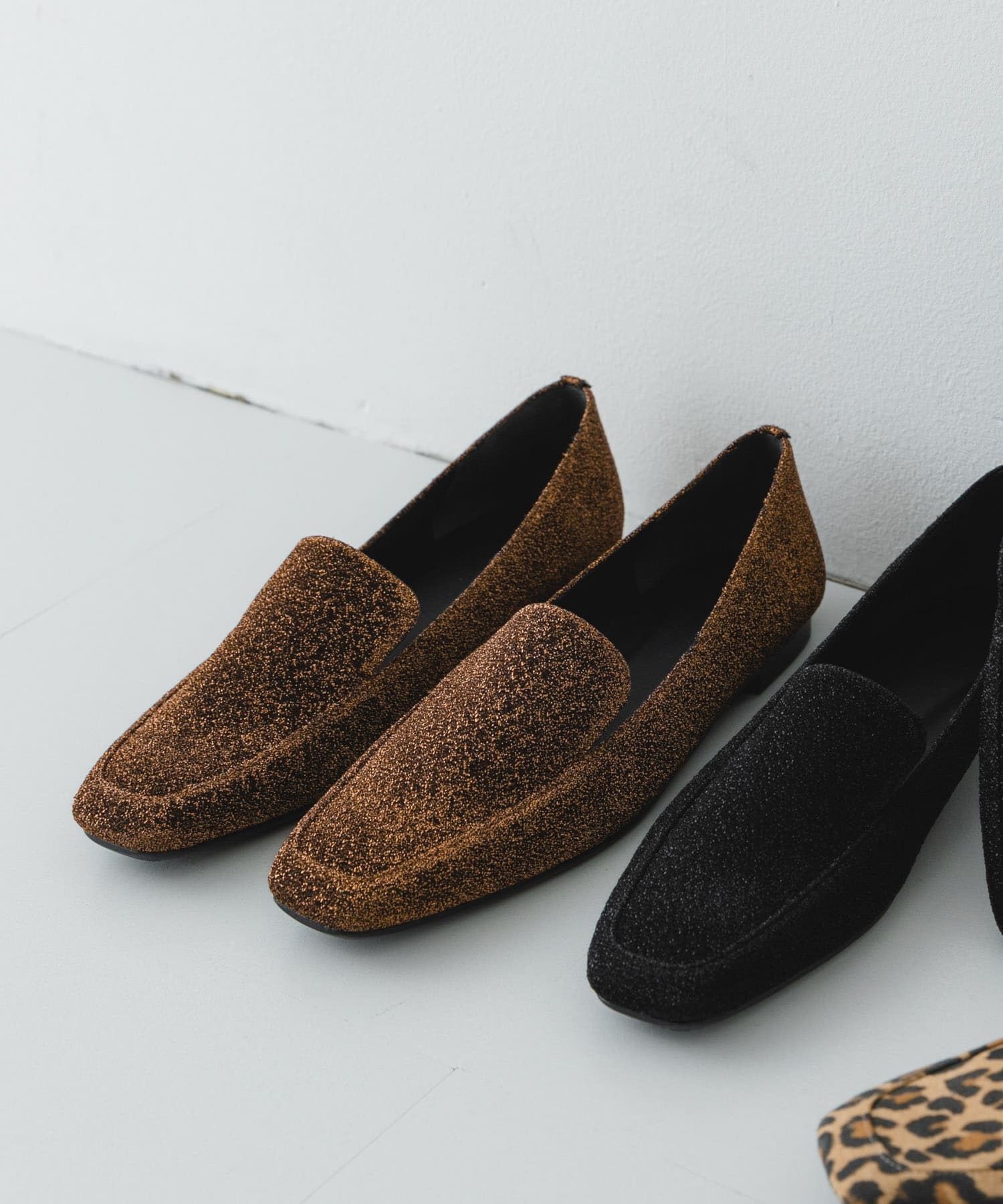 『MADE IN JAPAN』スクエアトゥローファー BROWN 36