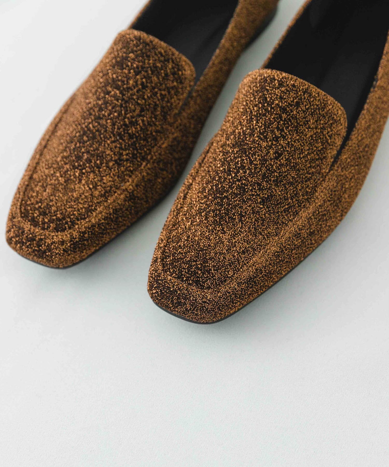 『MADE IN JAPAN』スクエアトゥローファー BROWN 37