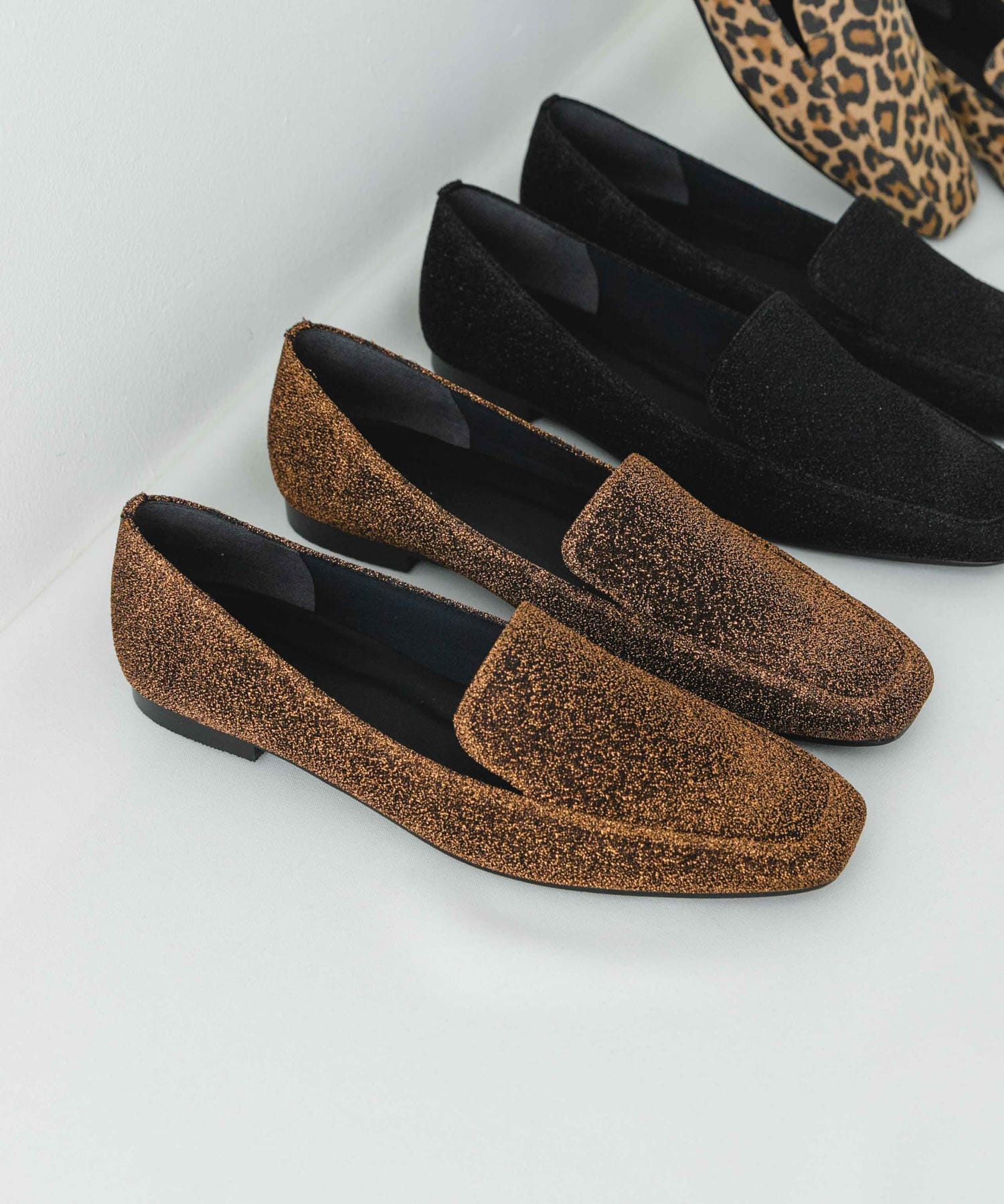 『MADE IN JAPAN』スクエアトゥローファー BROWN 37
