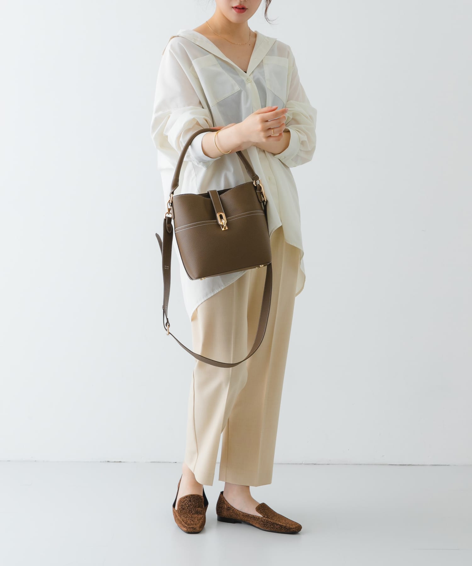 『MADE IN JAPAN』スクエアトゥローファー BROWN 37