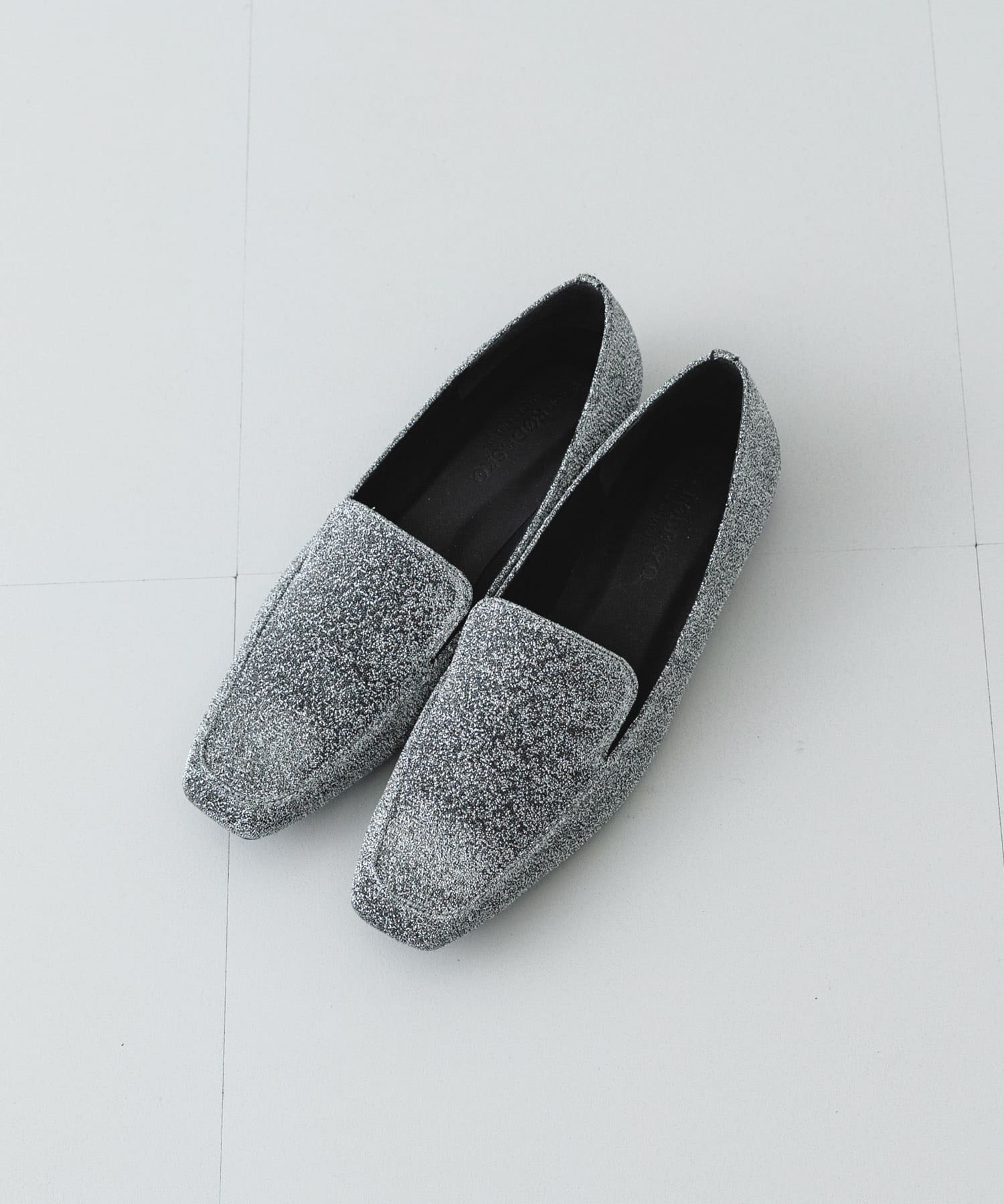 『MADE IN JAPAN』スクエアトゥローファー SILVER 36
