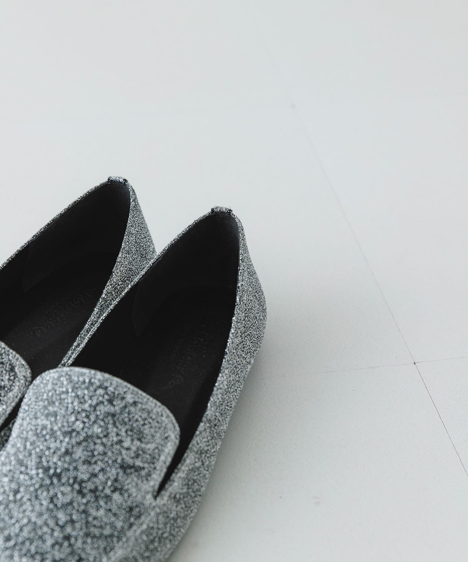 『MADE IN JAPAN』スクエアトゥローファー SILVER 36
