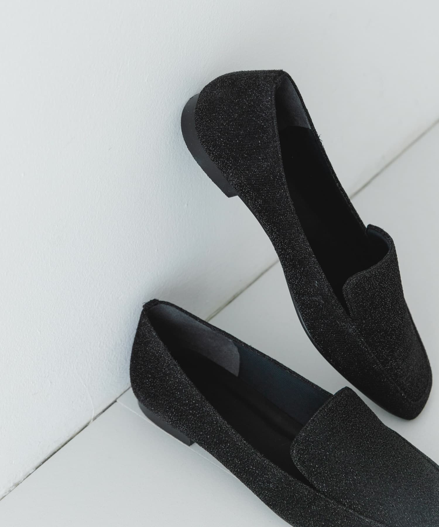 『MADE IN JAPAN』スクエアトゥローファー BLACK 36