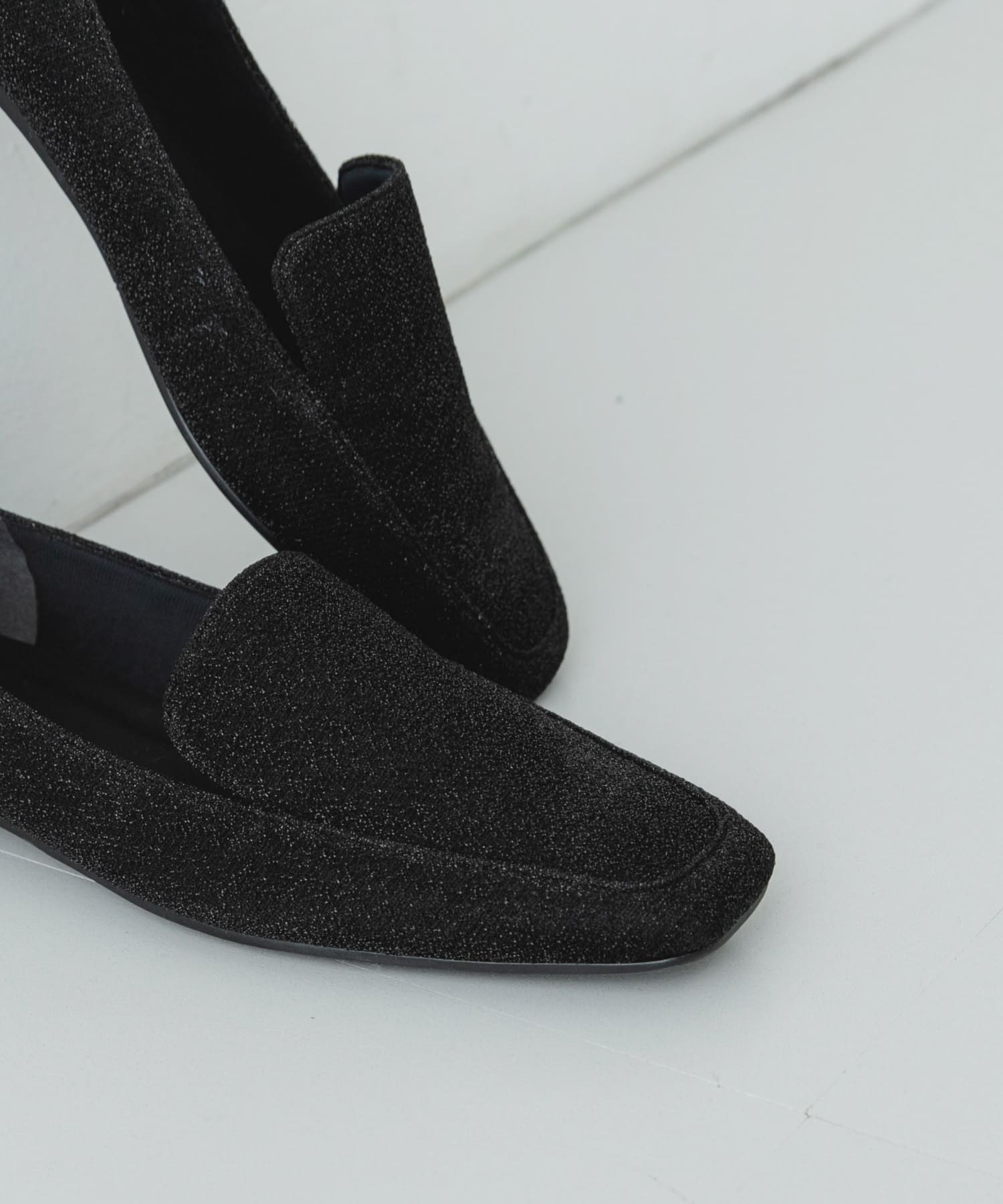 『MADE IN JAPAN』スクエアトゥローファー BLACK 36