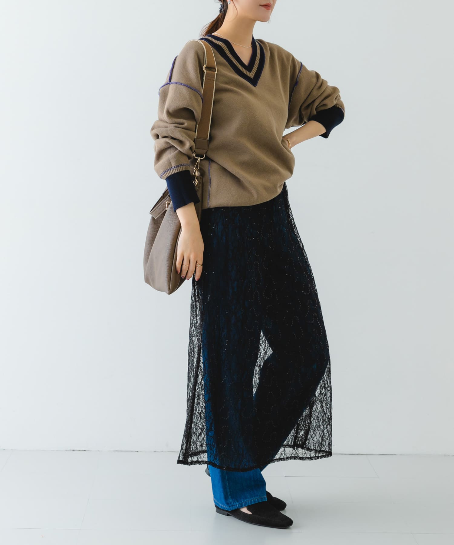 『MADE IN JAPAN』スクエアトゥローファー BLACK 37