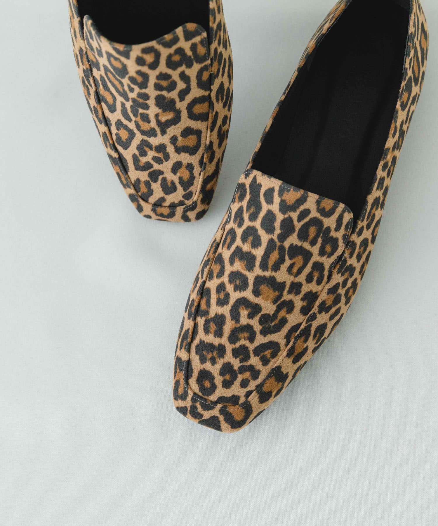 『MADE IN JAPAN』スクエアトゥローファー LEOPARD 37