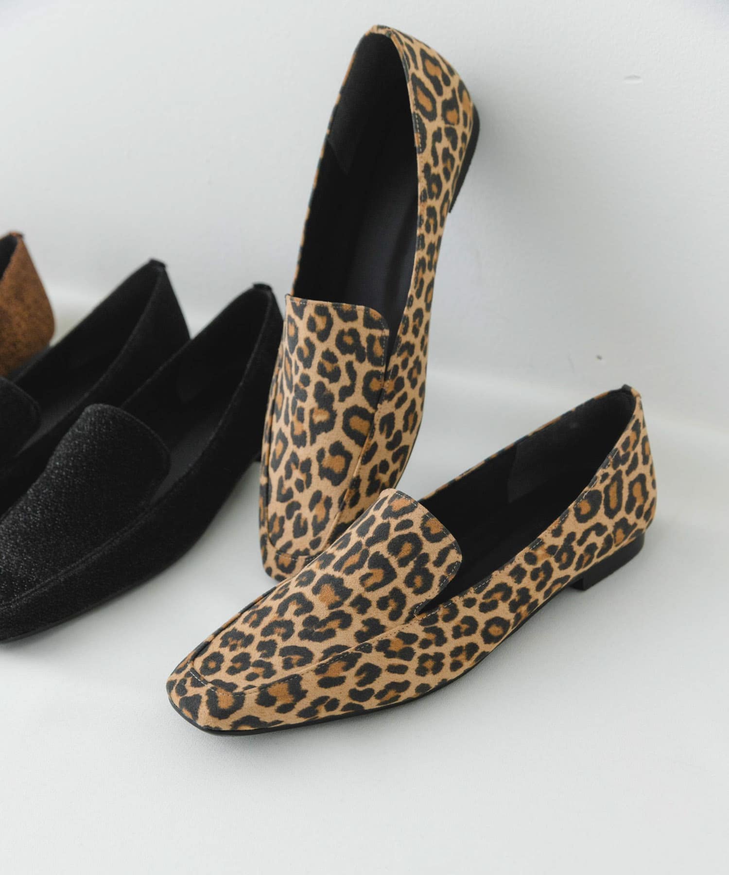 『MADE IN JAPAN』スクエアトゥローファー LEOPARD 37