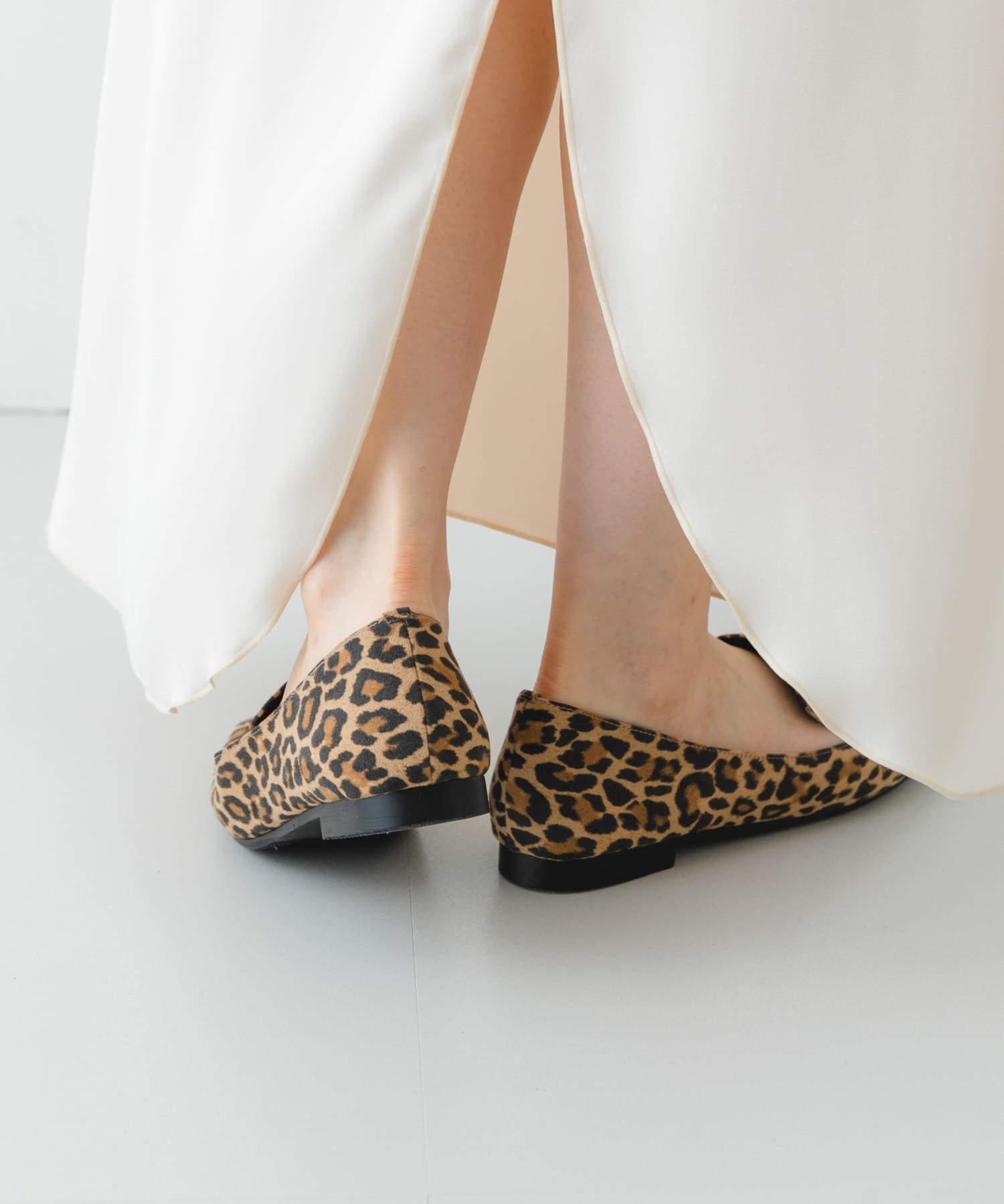 『MADE IN JAPAN』スクエアトゥローファー LEOPARD 37