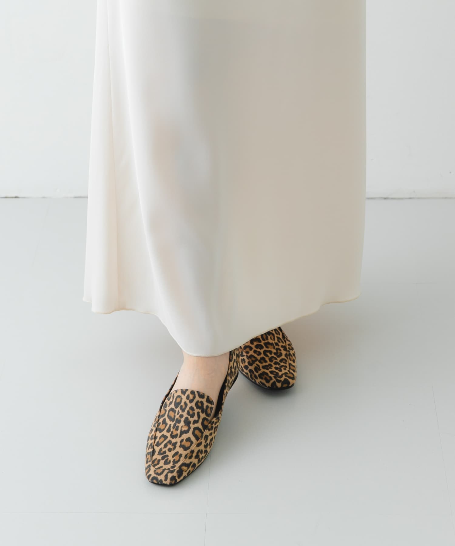 『MADE IN JAPAN』スクエアトゥローファー LEOPARD 38