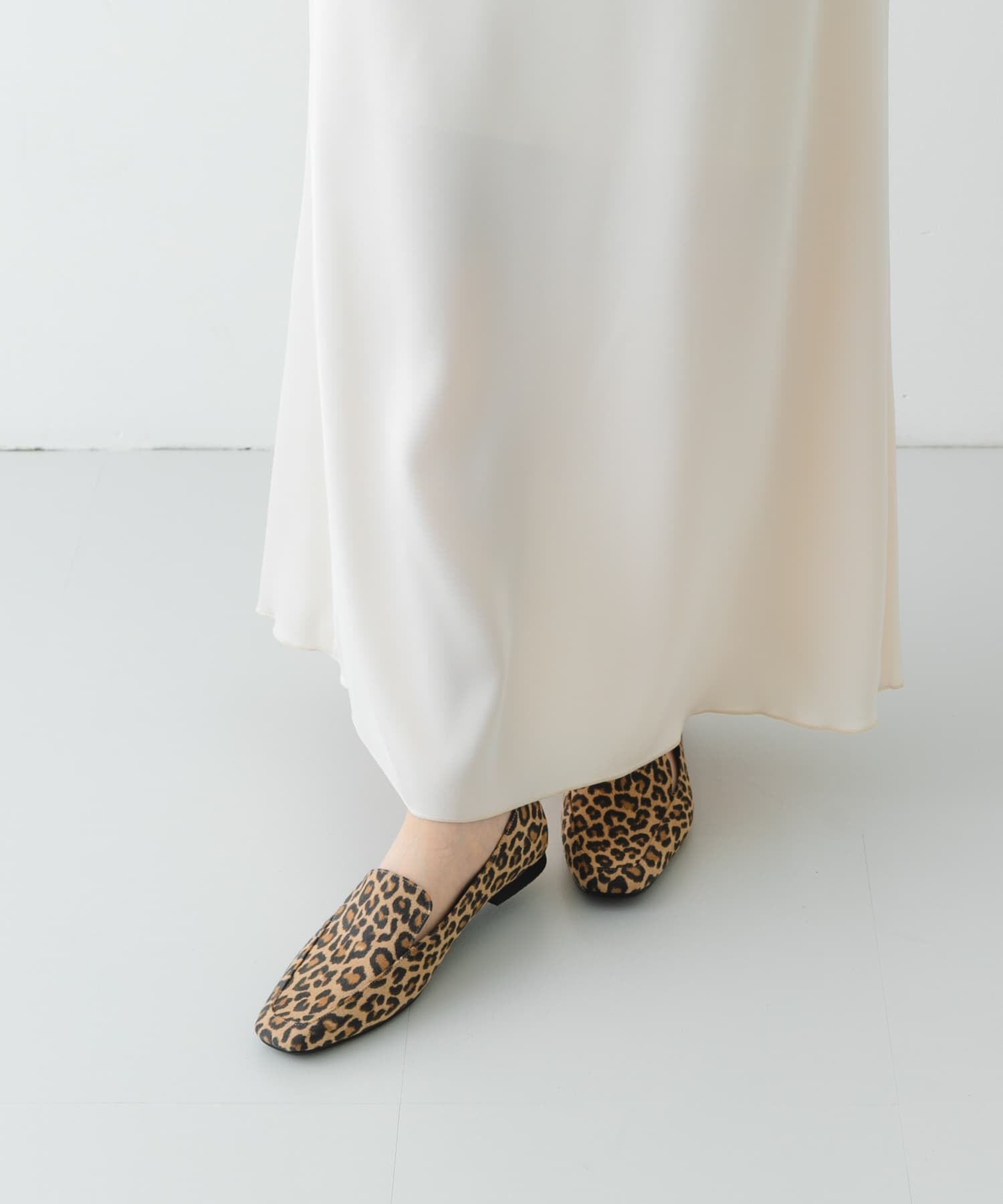 『MADE IN JAPAN』スクエアトゥローファー LEOPARD 38