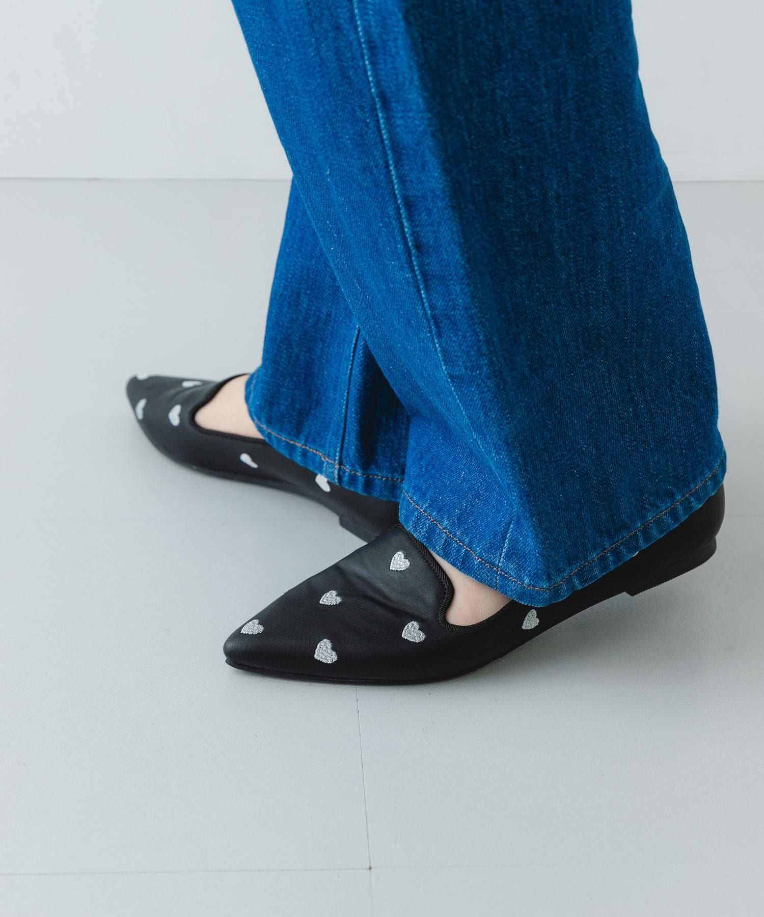 ハートフラットシューズ(36 BLACK): シューズ｜URBAN RESEARCH