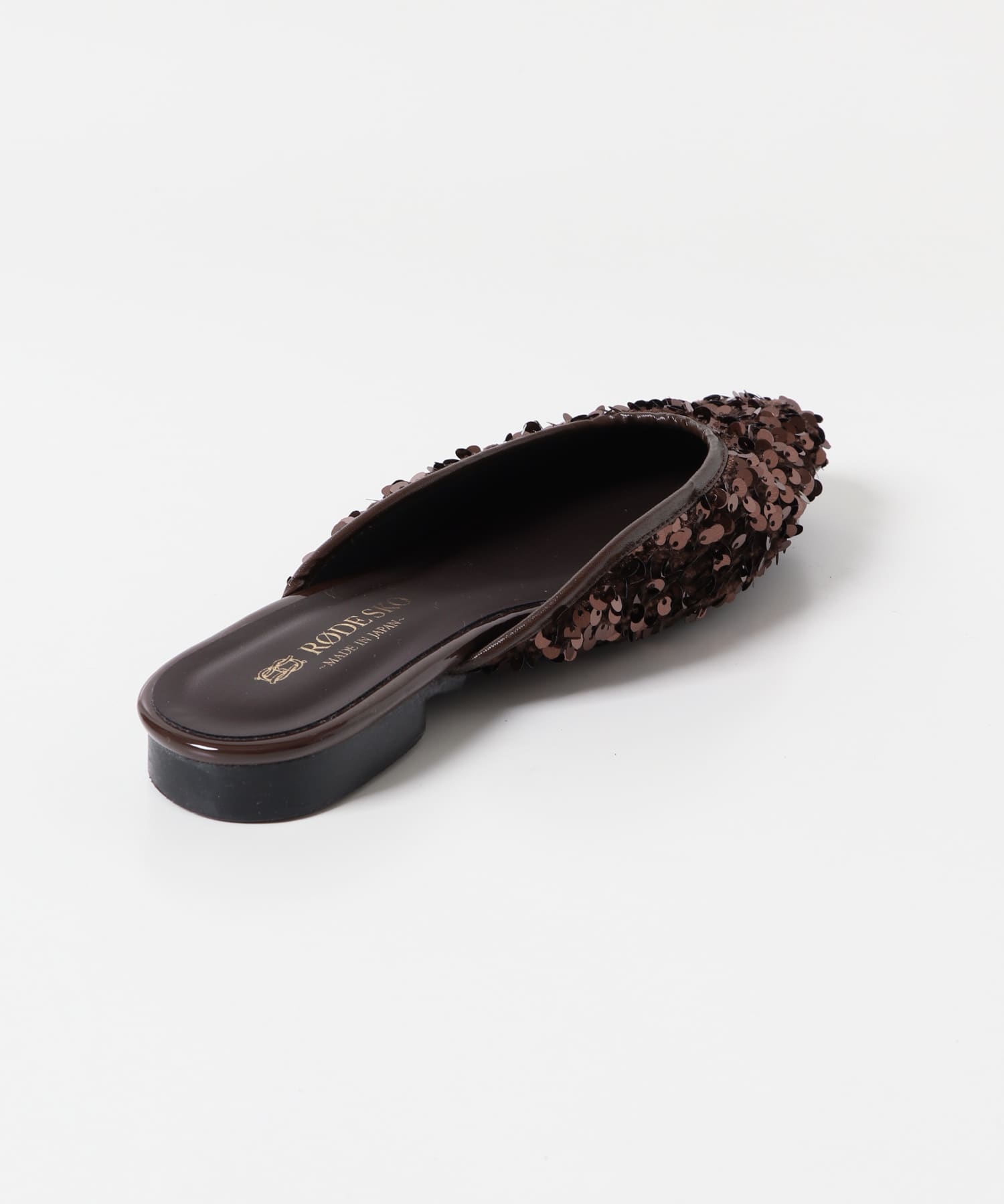 『MADE IN JAPAN』スパンコールミュール BROWN 37