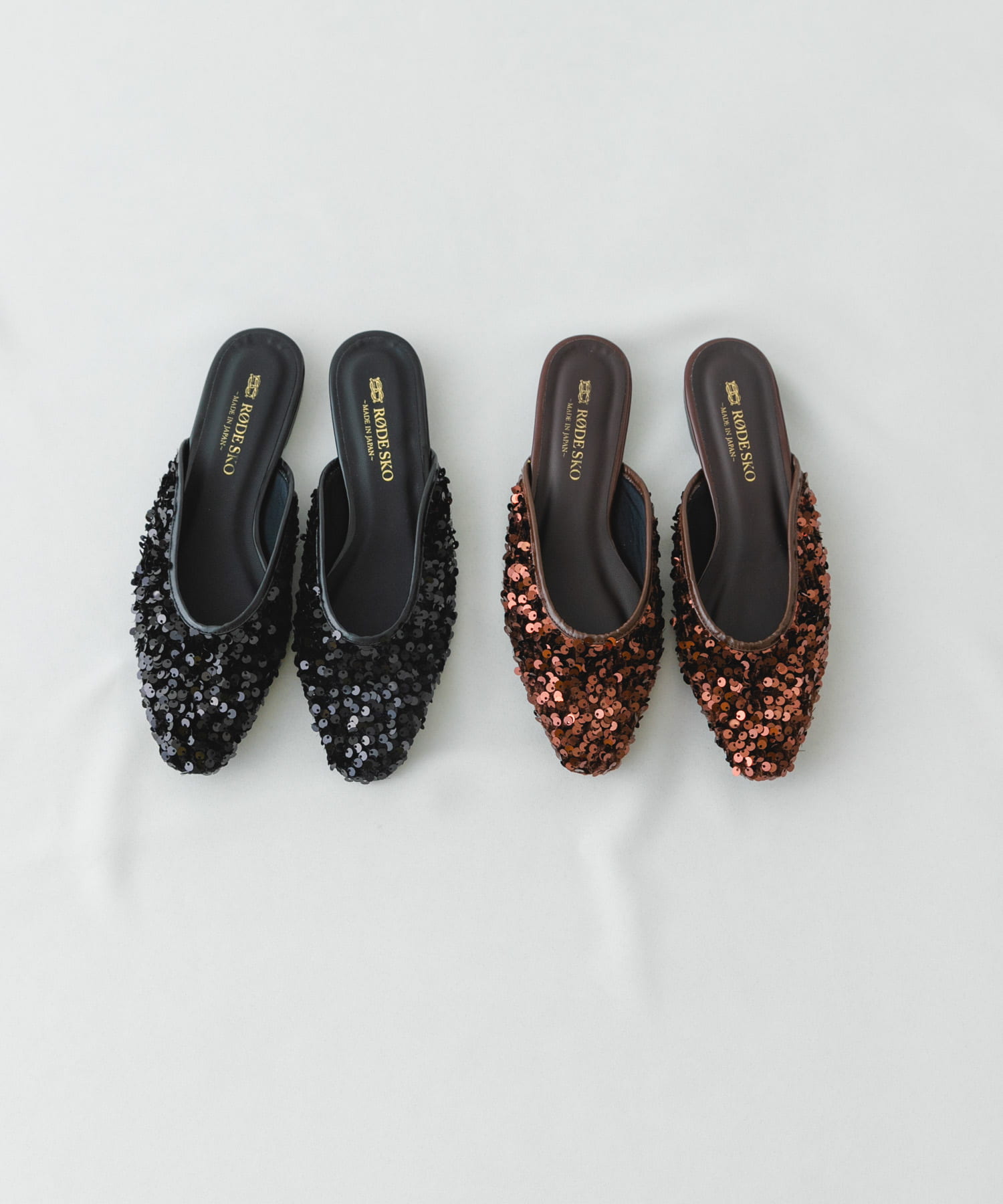 『MADE IN JAPAN』スパンコールミュール BLACK 37