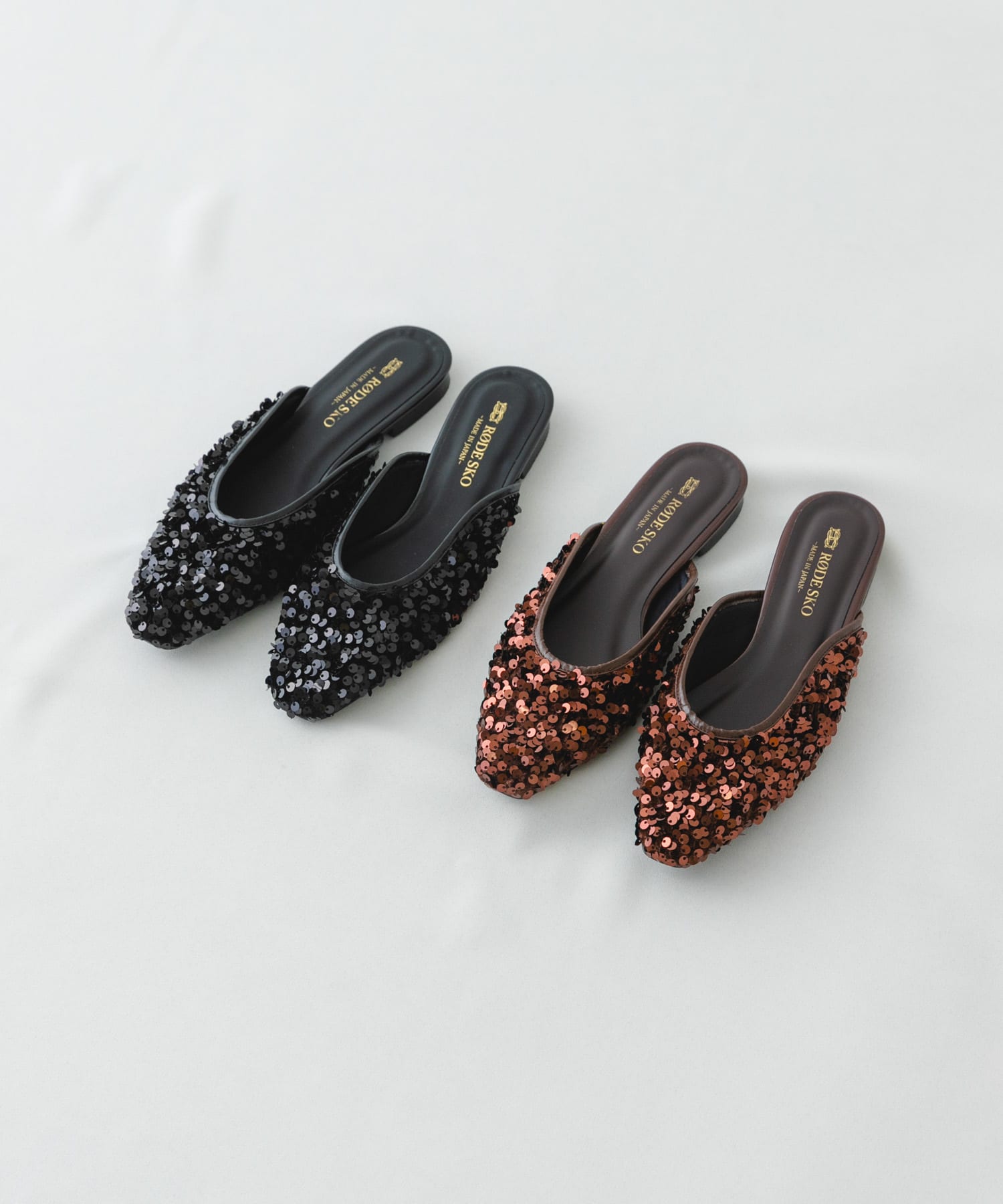 『MADE IN JAPAN』スパンコールミュール BLACK 37
