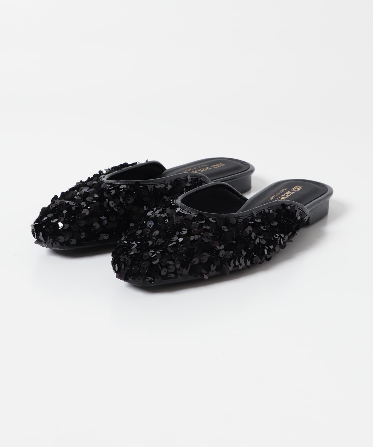 『MADE IN JAPAN』スパンコールミュール BLACK 37
