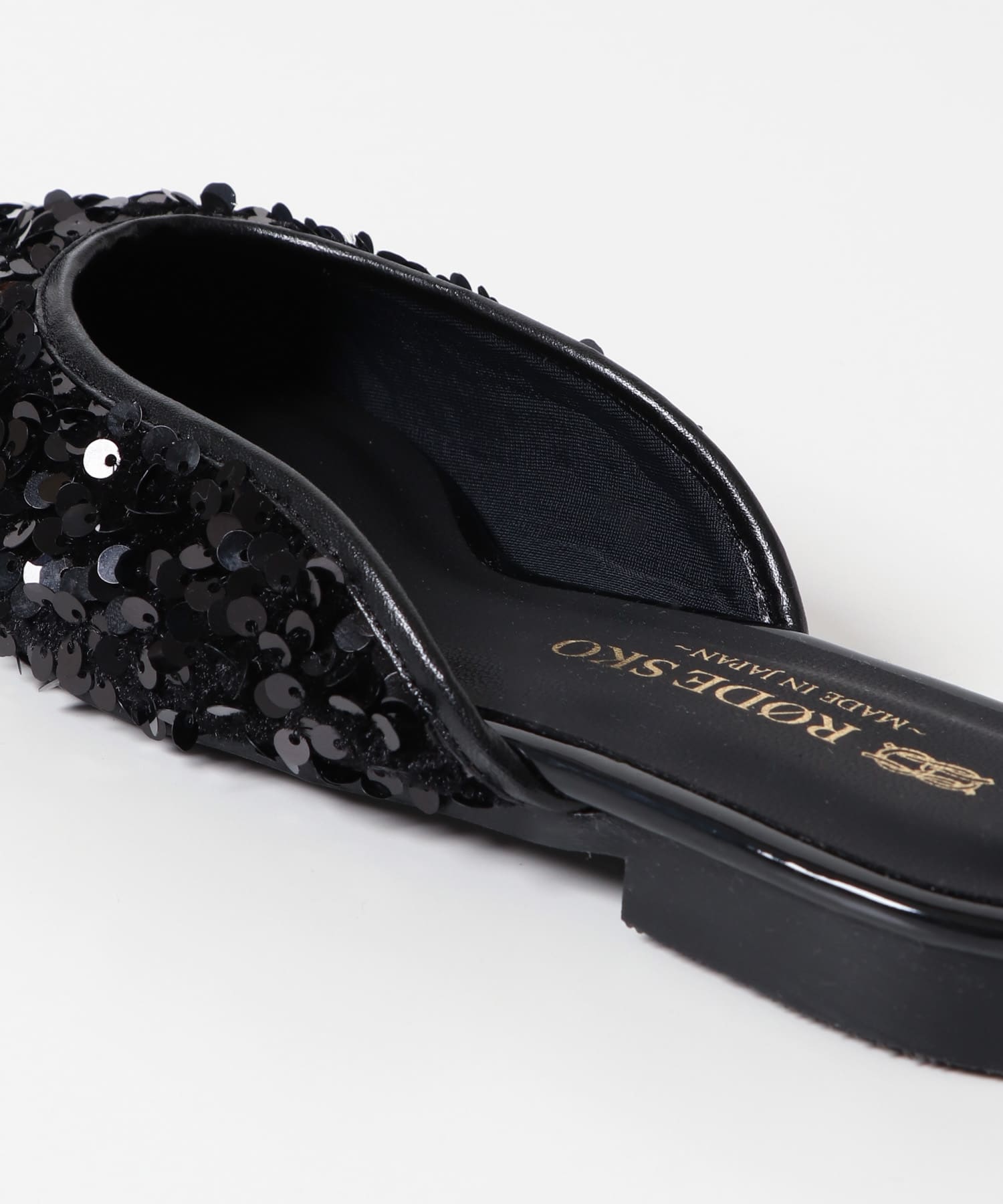 『MADE IN JAPAN』スパンコールミュール BLACK 37