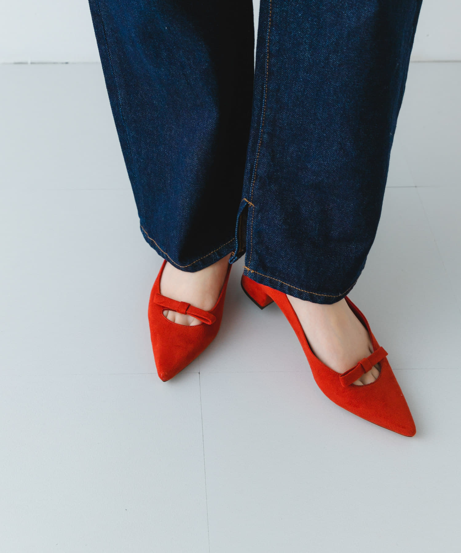 『MADE IN JAPAN』リボンパンプス RUBY 36
