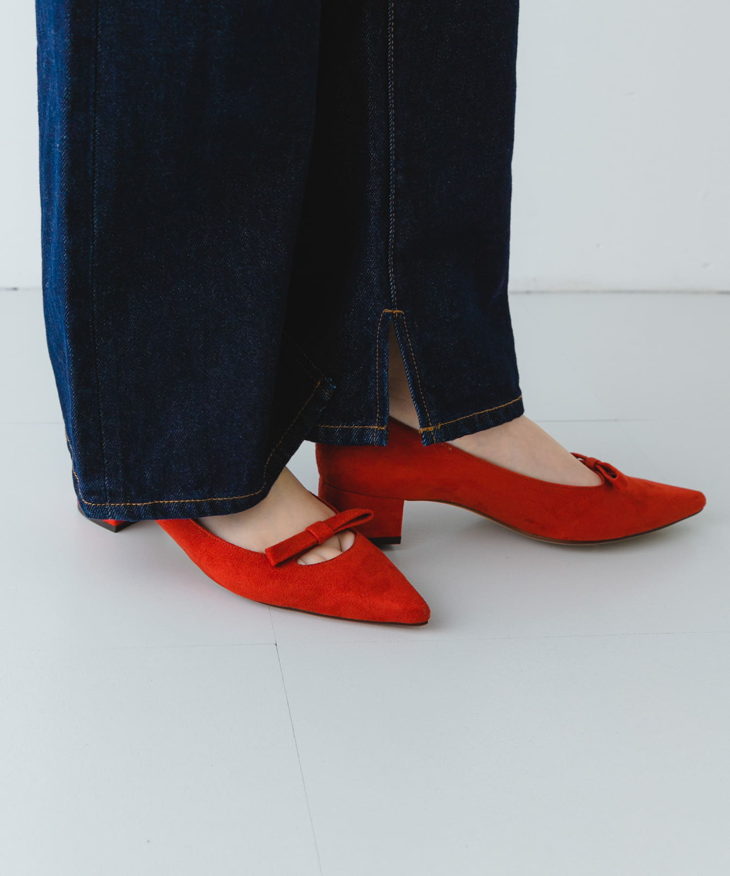 『MADE IN JAPAN』リボンパンプス RUBY 36