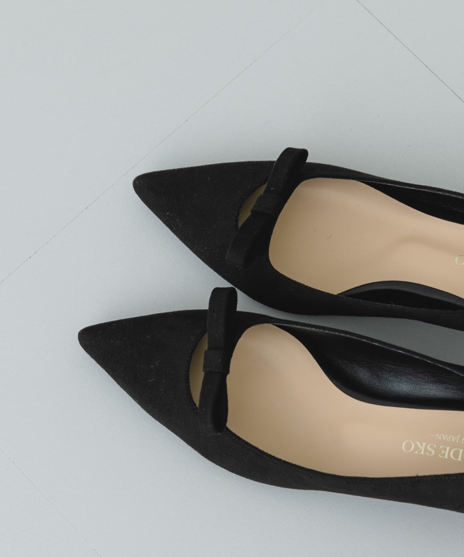 『MADE IN JAPAN』リボンパンプス BLACK 37
