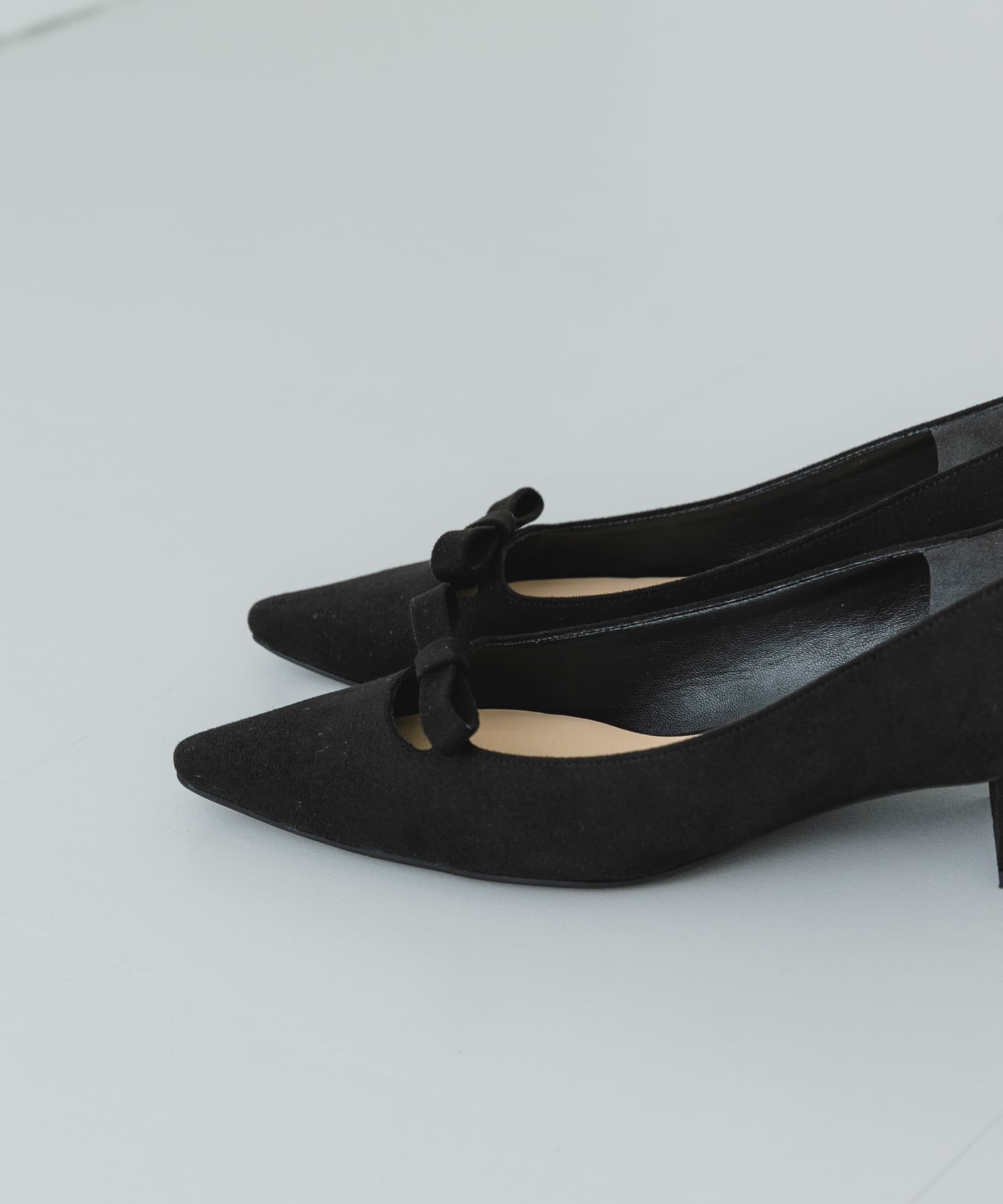 『MADE IN JAPAN』リボンパンプス BLACK 37