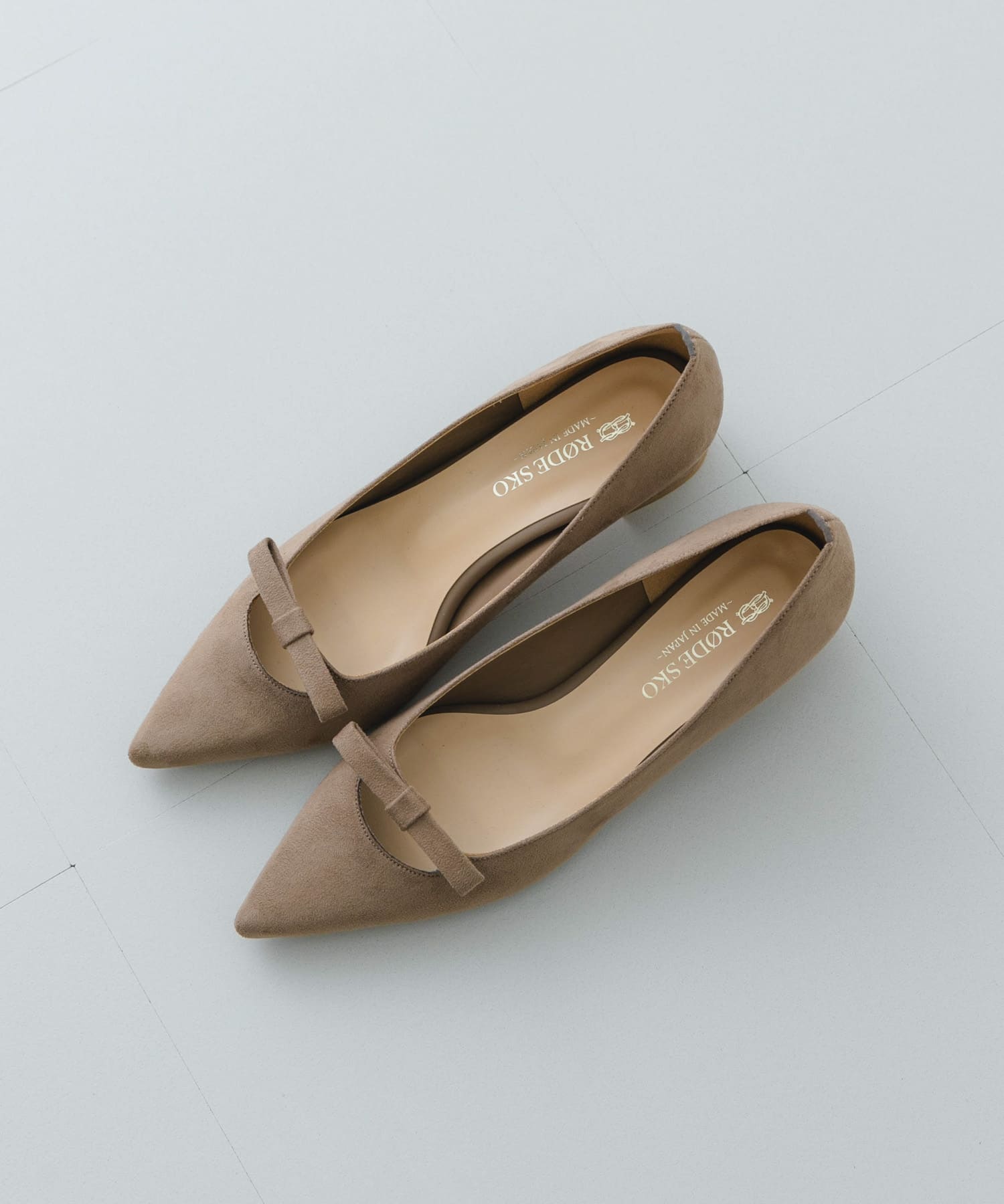 『MADE IN JAPAN』リボンパンプス GRAY 36