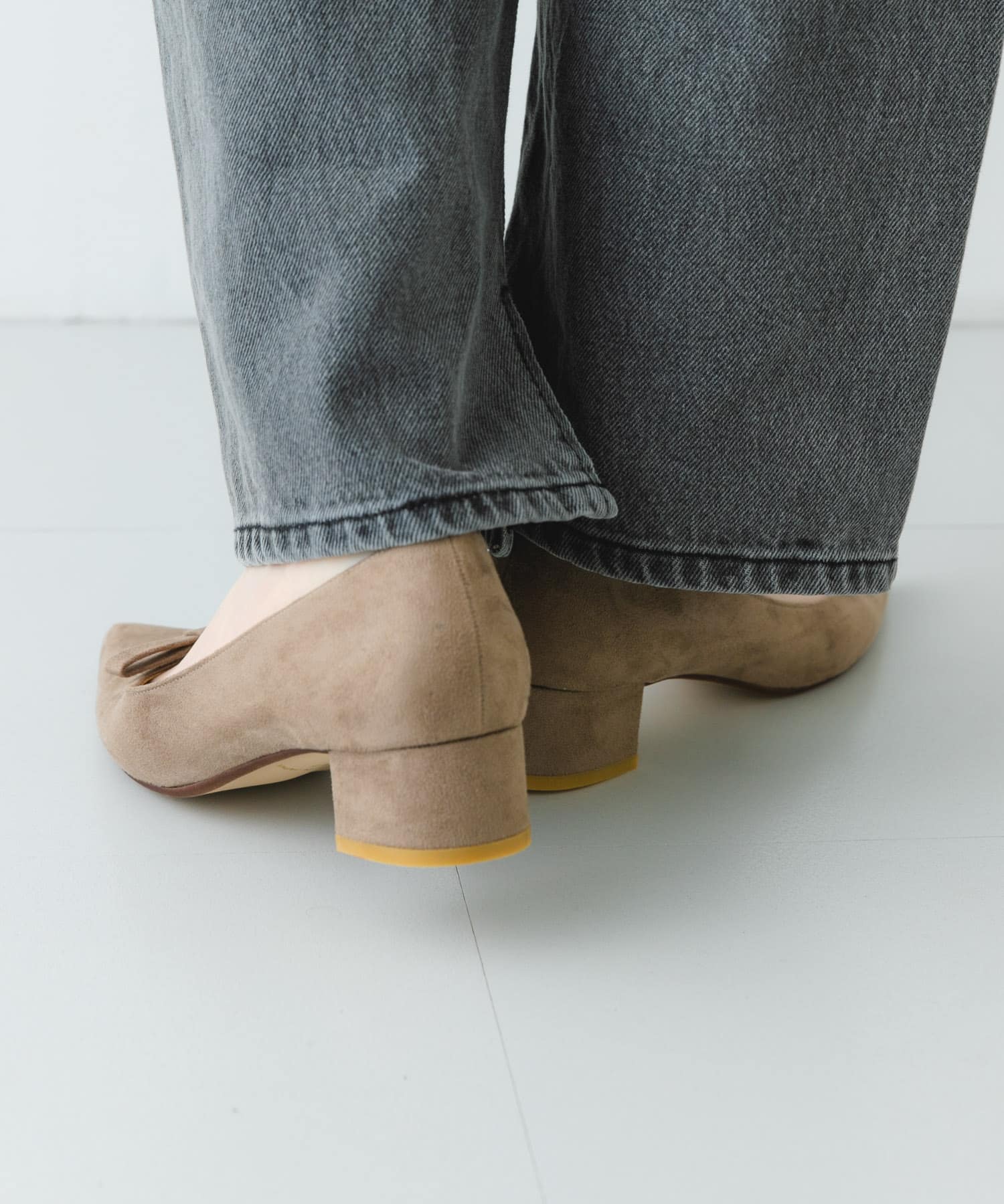 『MADE IN JAPAN』リボンパンプス GRAY 36