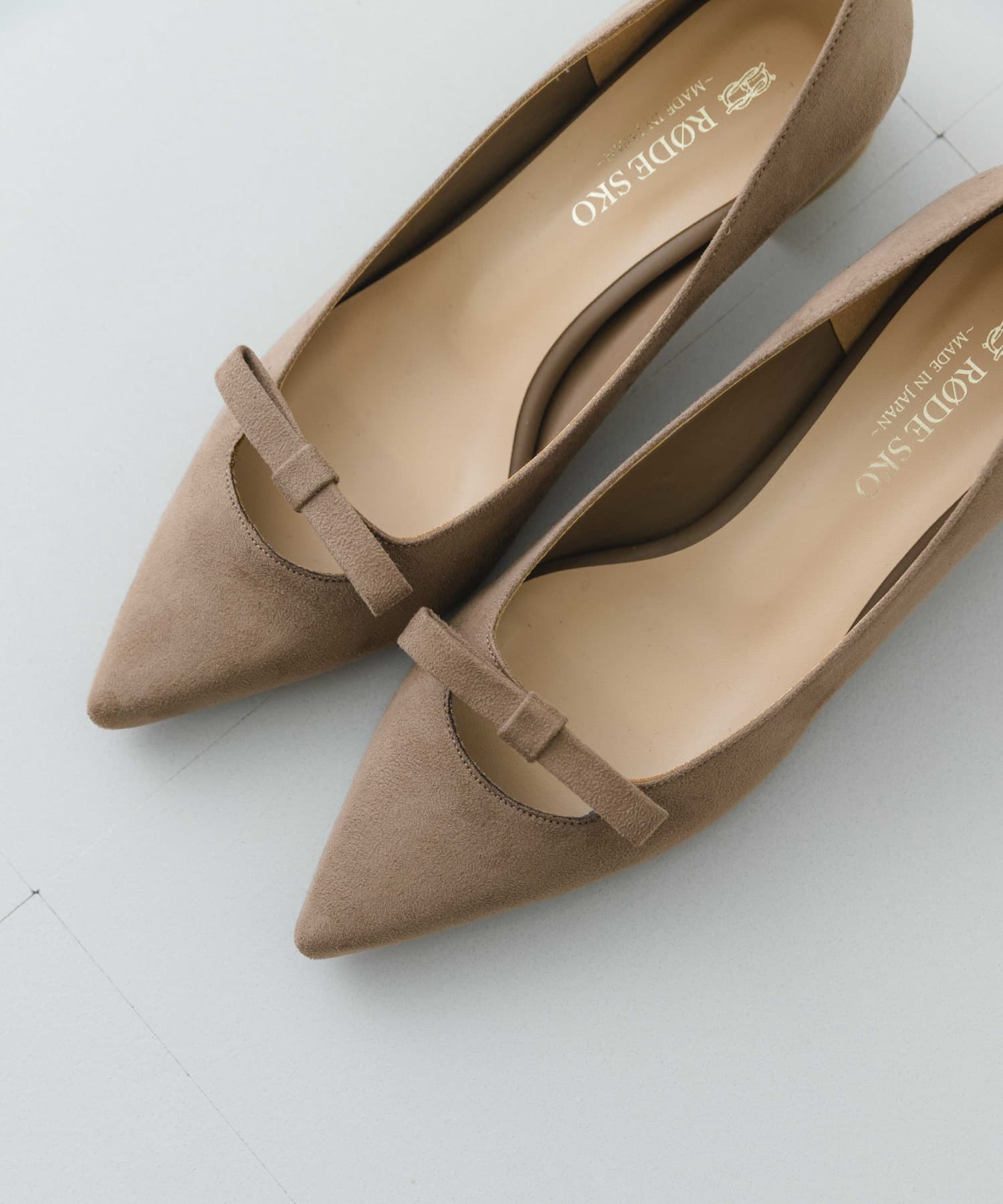 『MADE IN JAPAN』リボンパンプス GRAY 37
