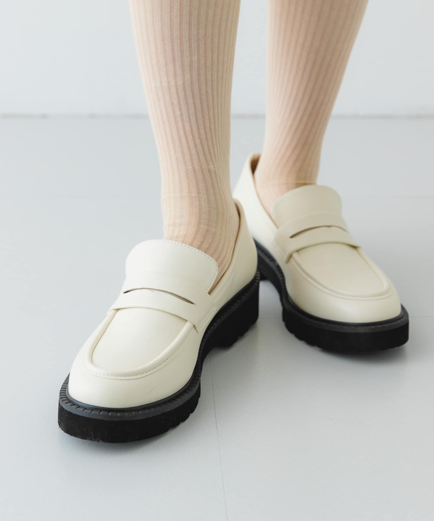 プラットフォームローファー OFF 36