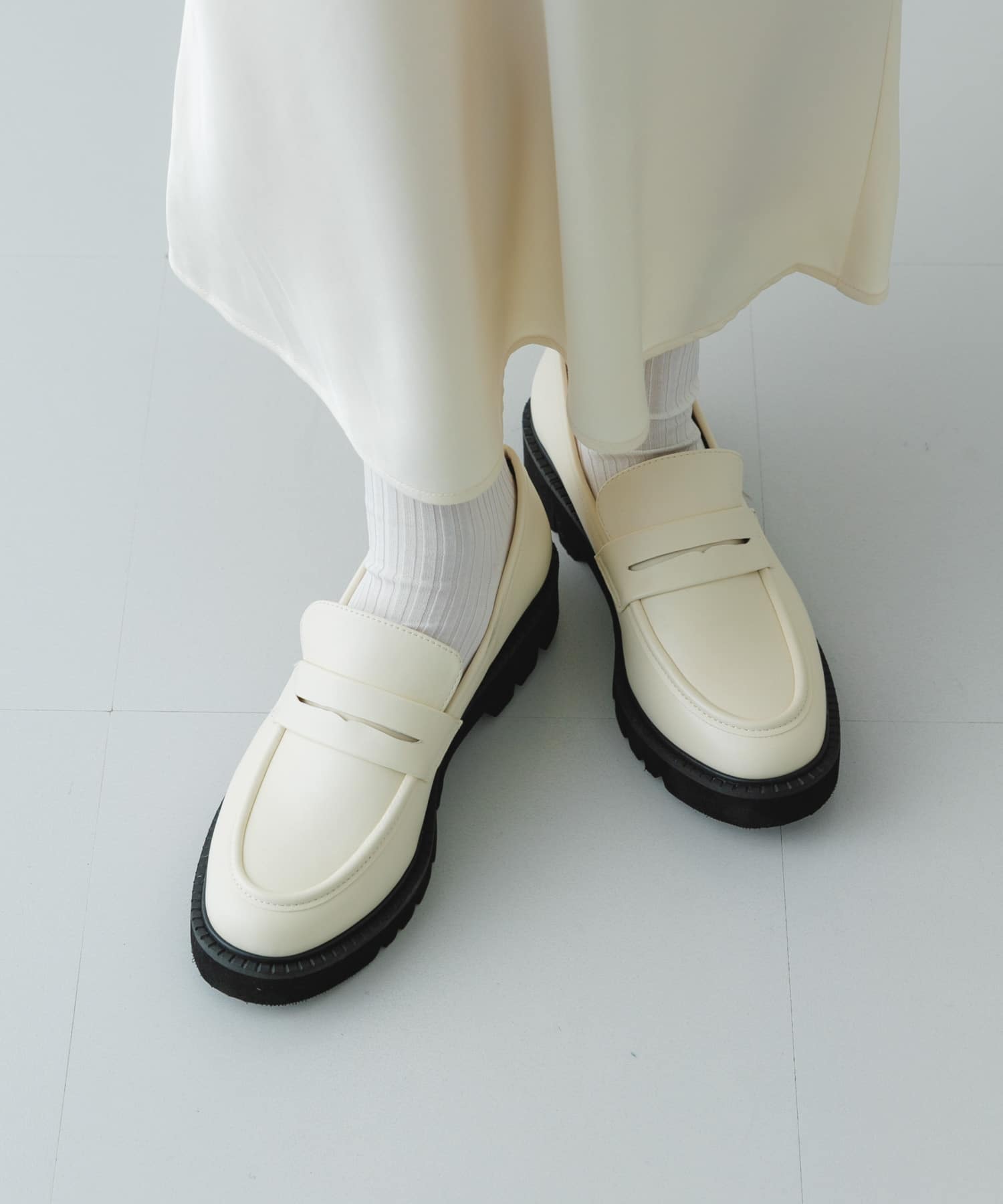 プラットフォームローファー OFF 38