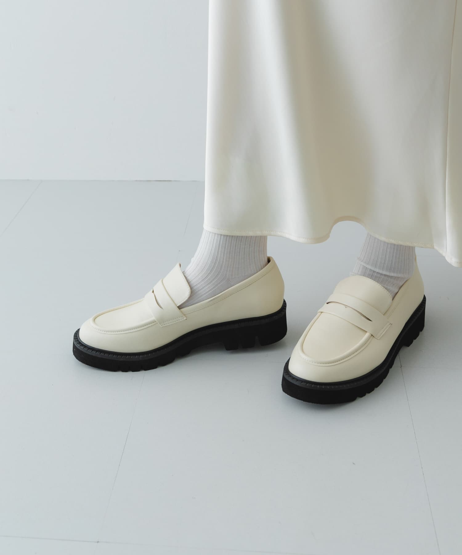 プラットフォームローファー OFF 38