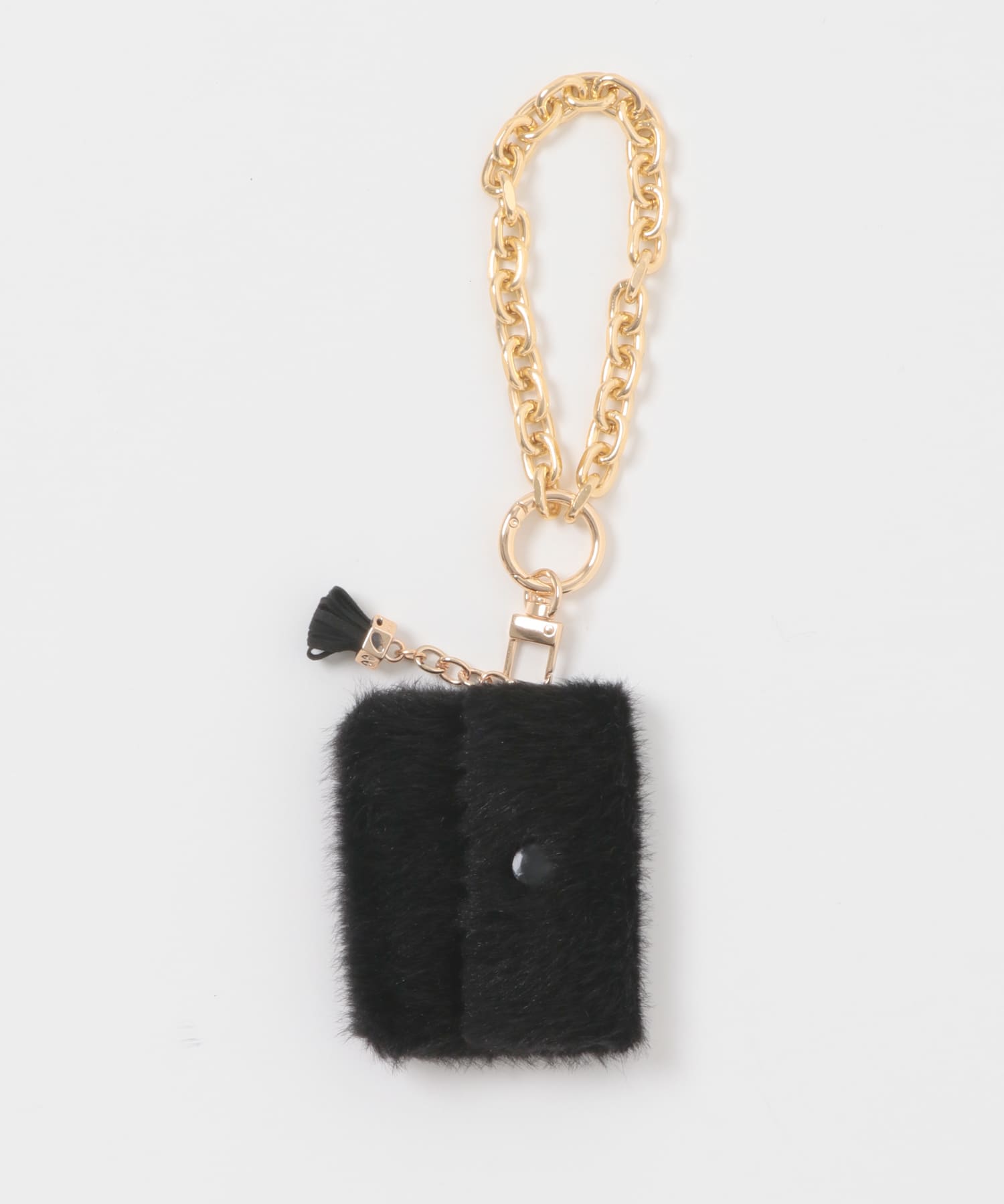 フラッフィミニポーチチャーム BLACK one