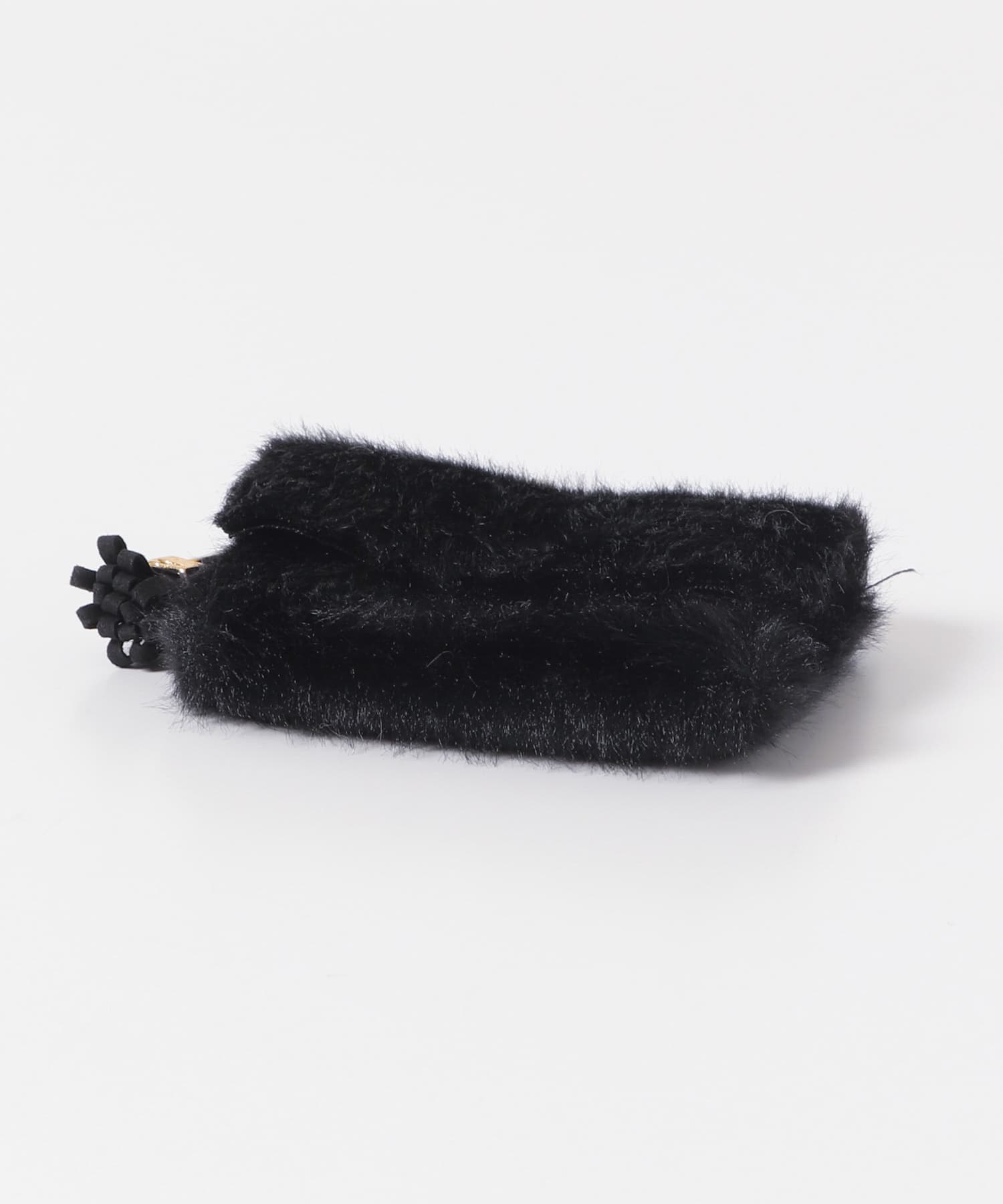 フラッフィミニポーチチャーム BLACK one