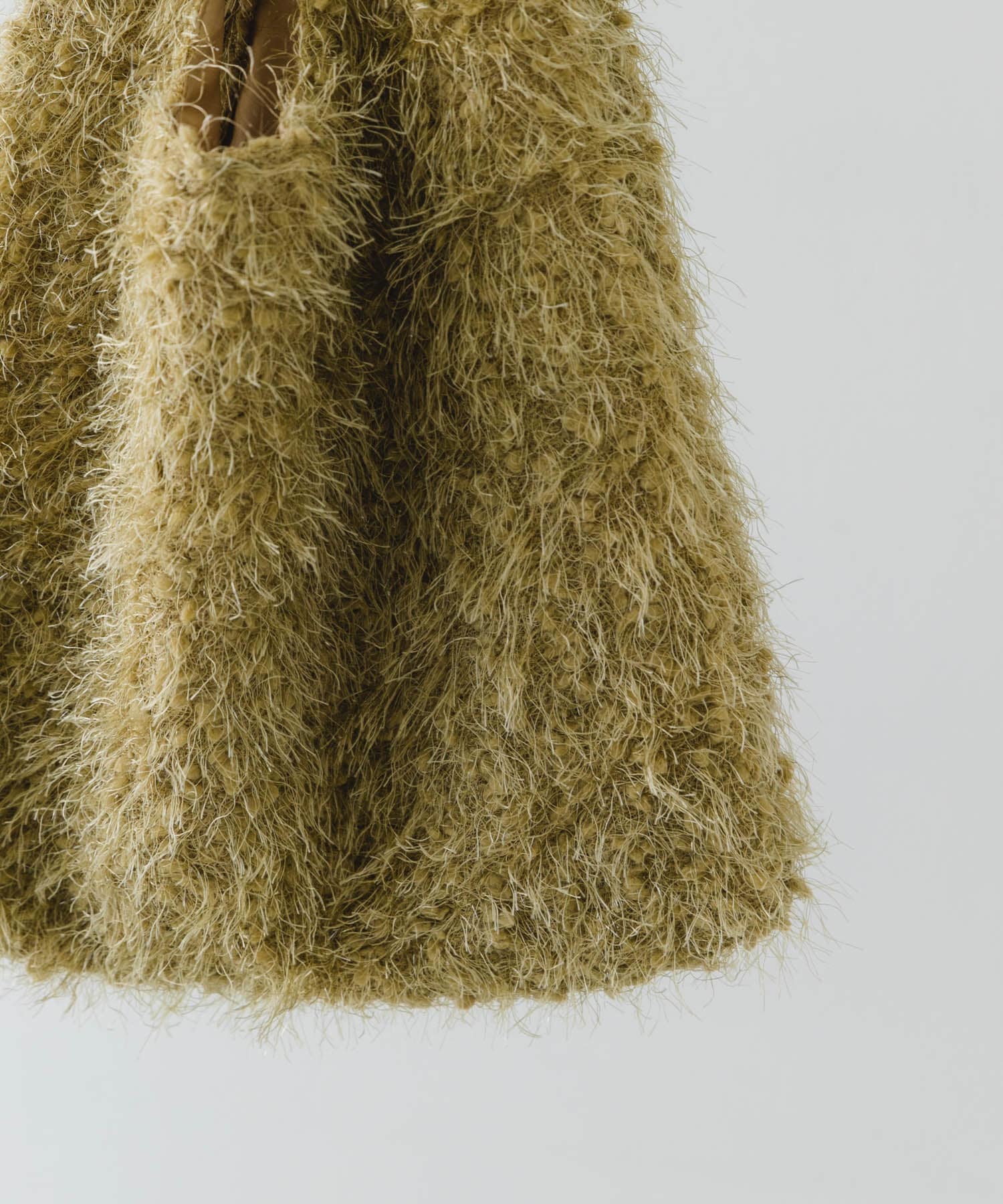 ラメシャギーショッパー BEIGE one