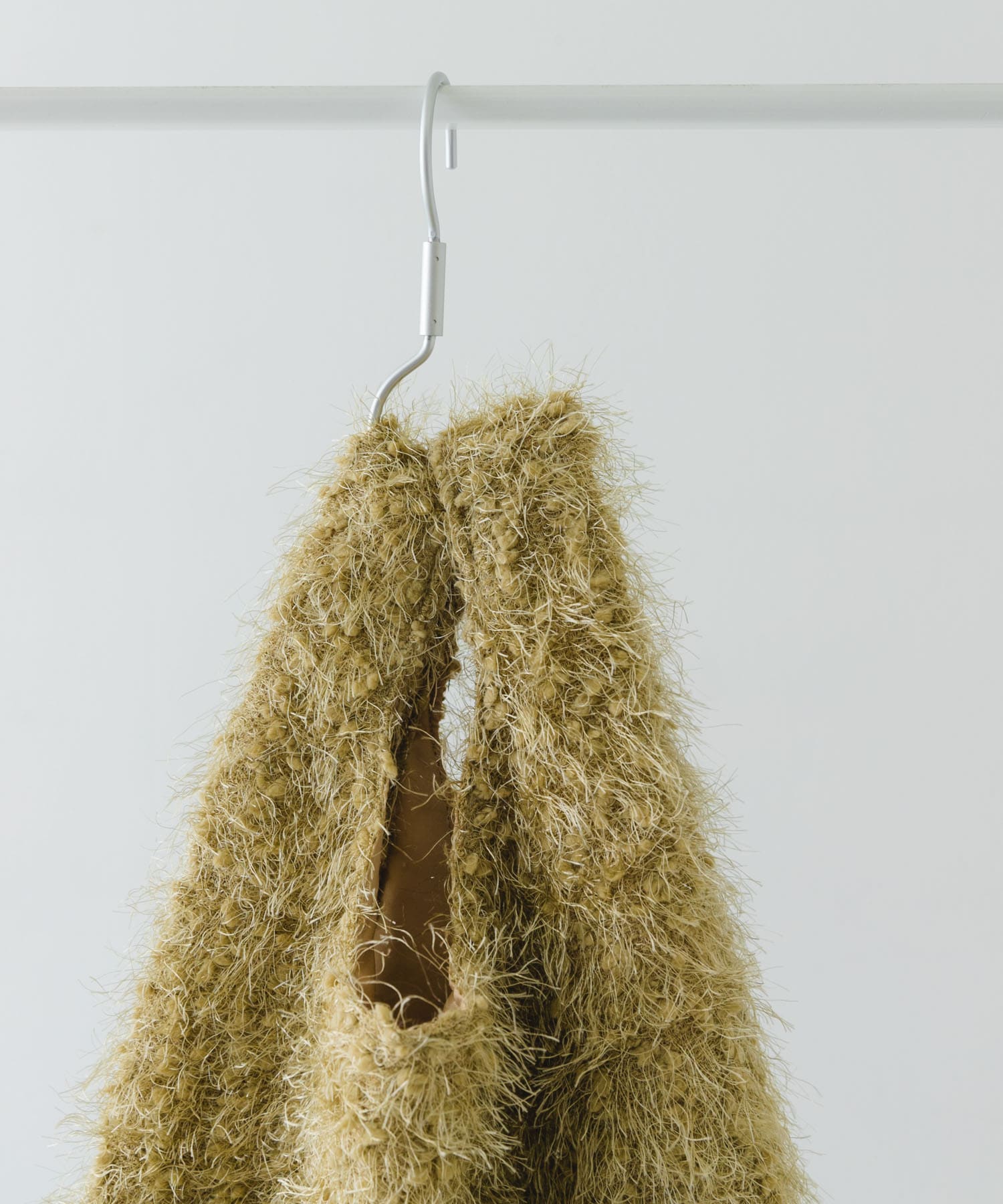 ラメシャギーショッパー BEIGE one