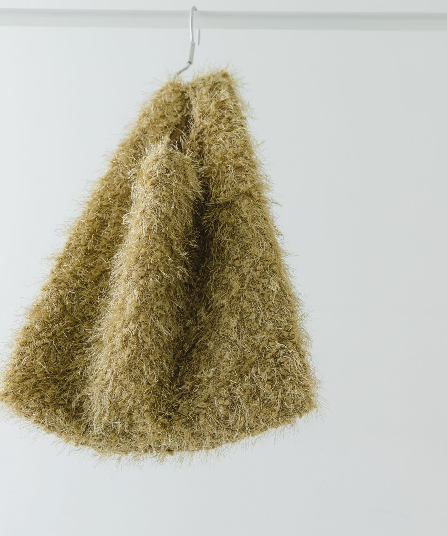 ラメシャギーショッパー BEIGE one