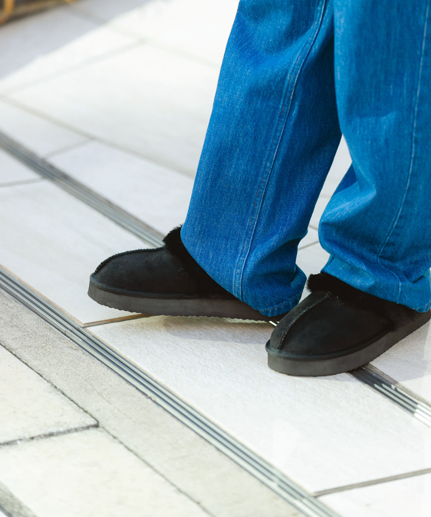 フラッフィスリッパ BLACK 37