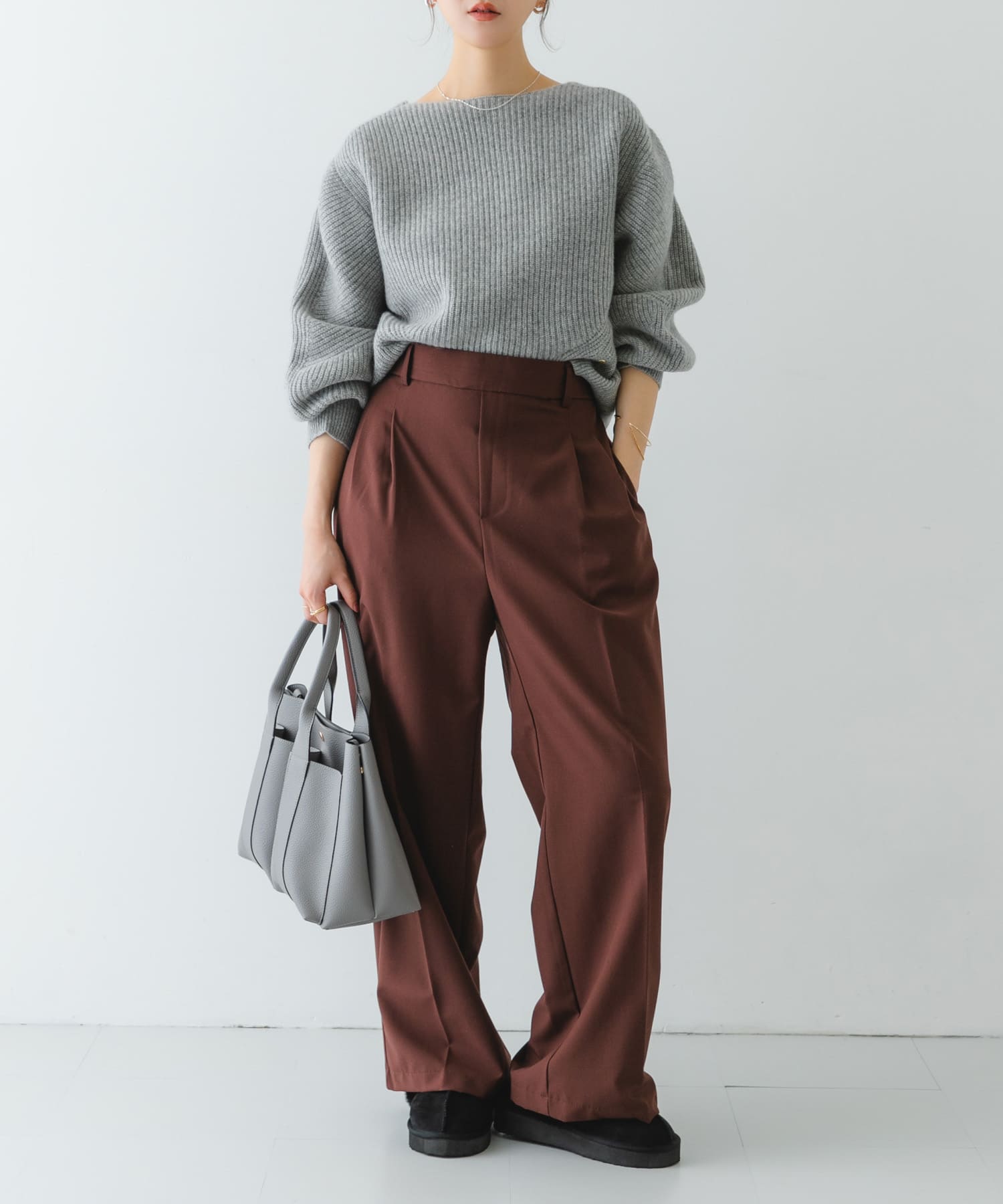 フラッフィスリッパ BLACK 37