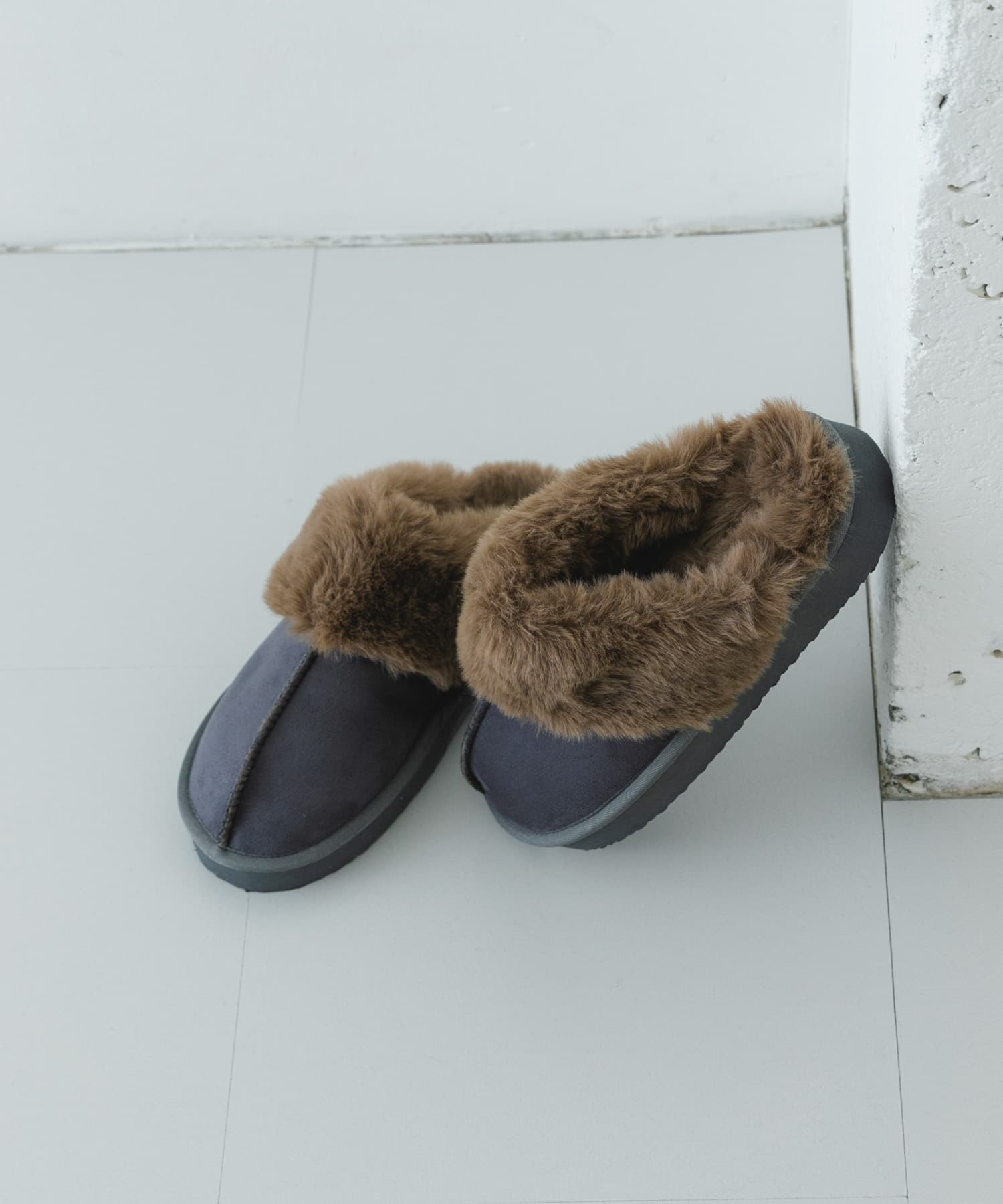 フラッフィスリッパ GRAY 37