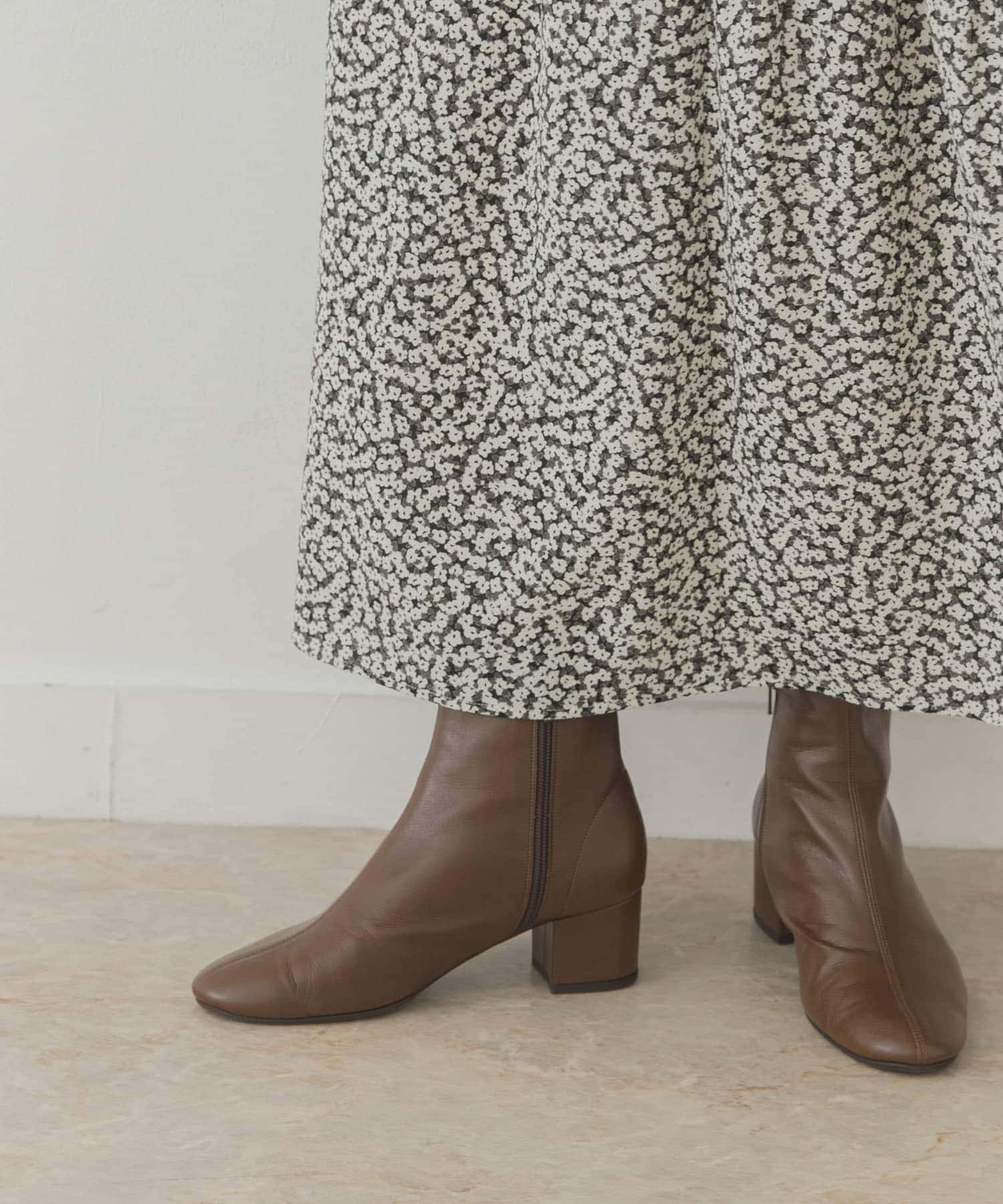 『MADE IN JAPAN』EMELINA プレーンブーツ BROWN 36